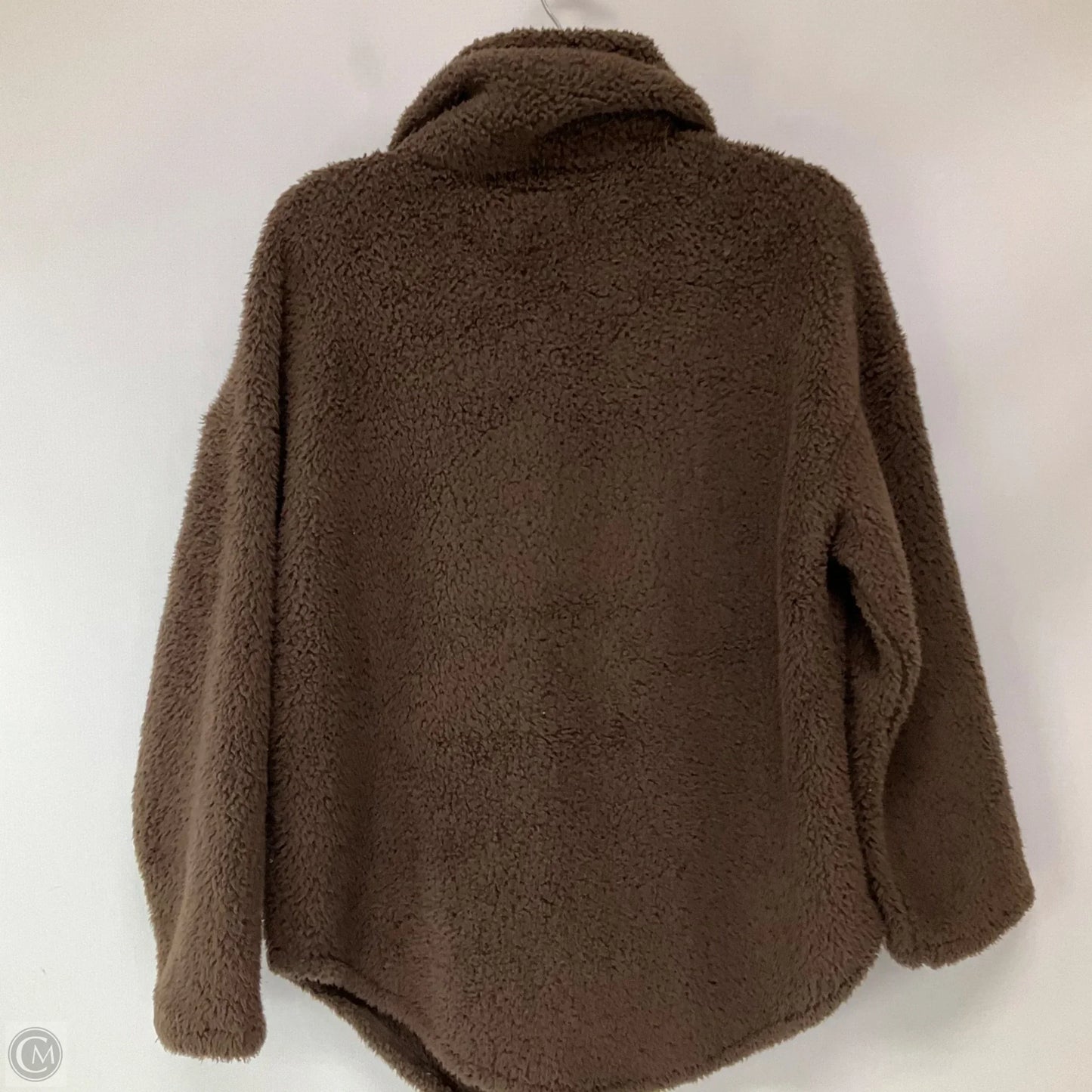 Jacket Faux Fur & Sherpa By Ci Sono In Brown, Size: L