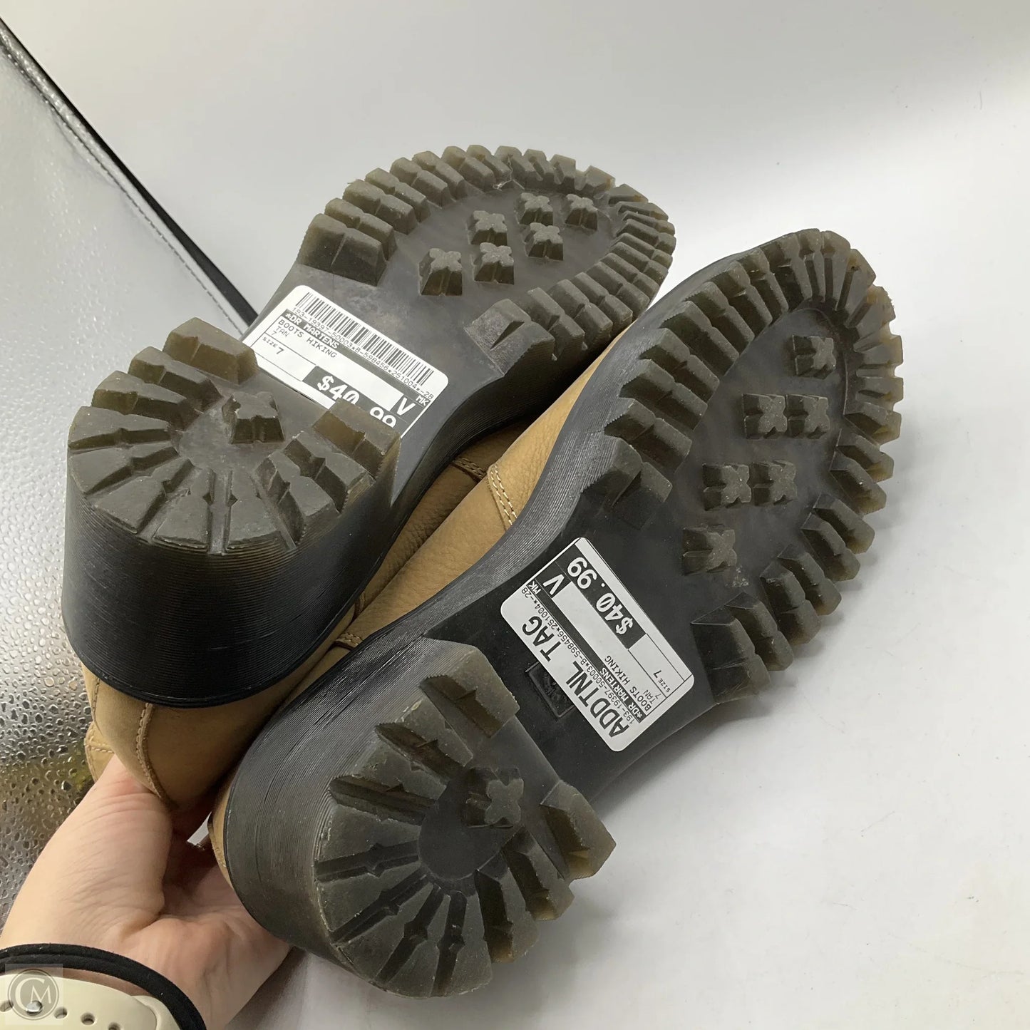 Boots Hiking By Dr Martens In Tan, Size: 7