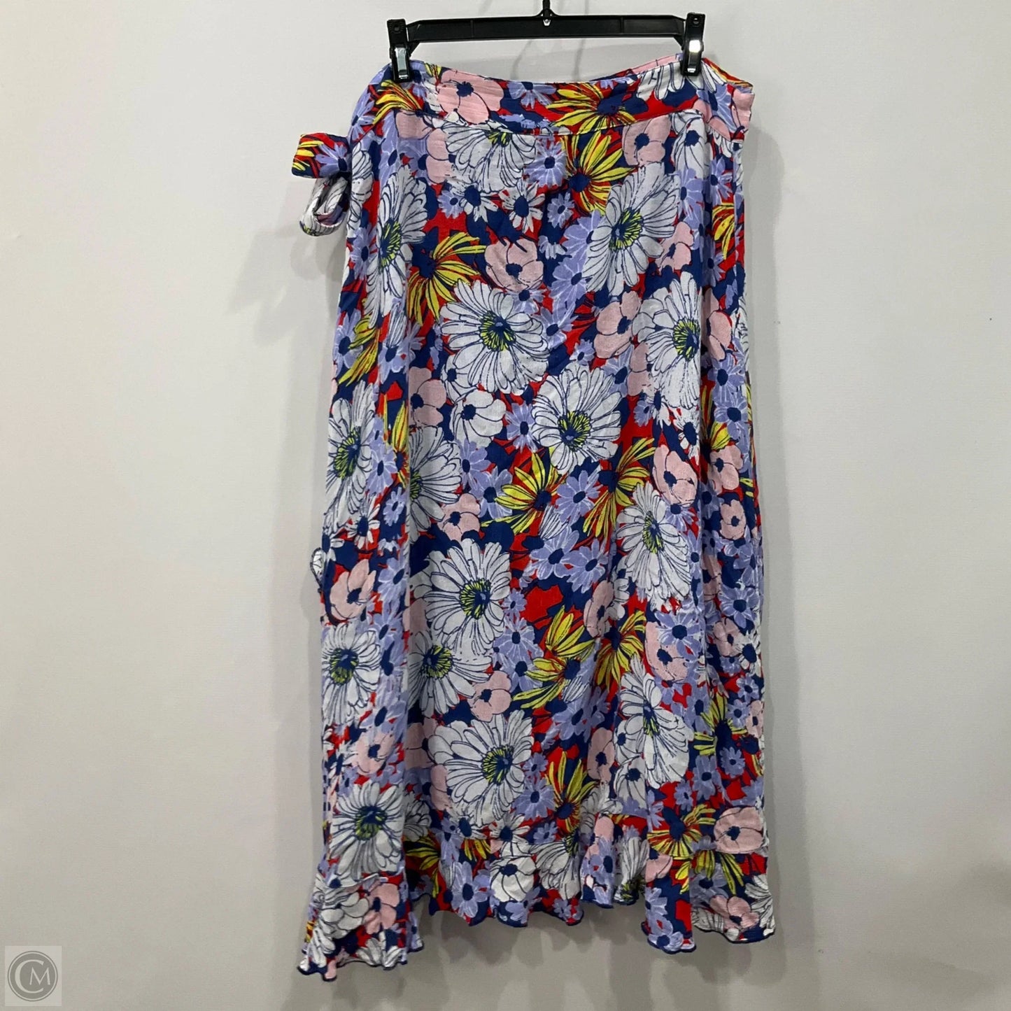 Skirt Midi By Maeve In Floral Print, Size: L