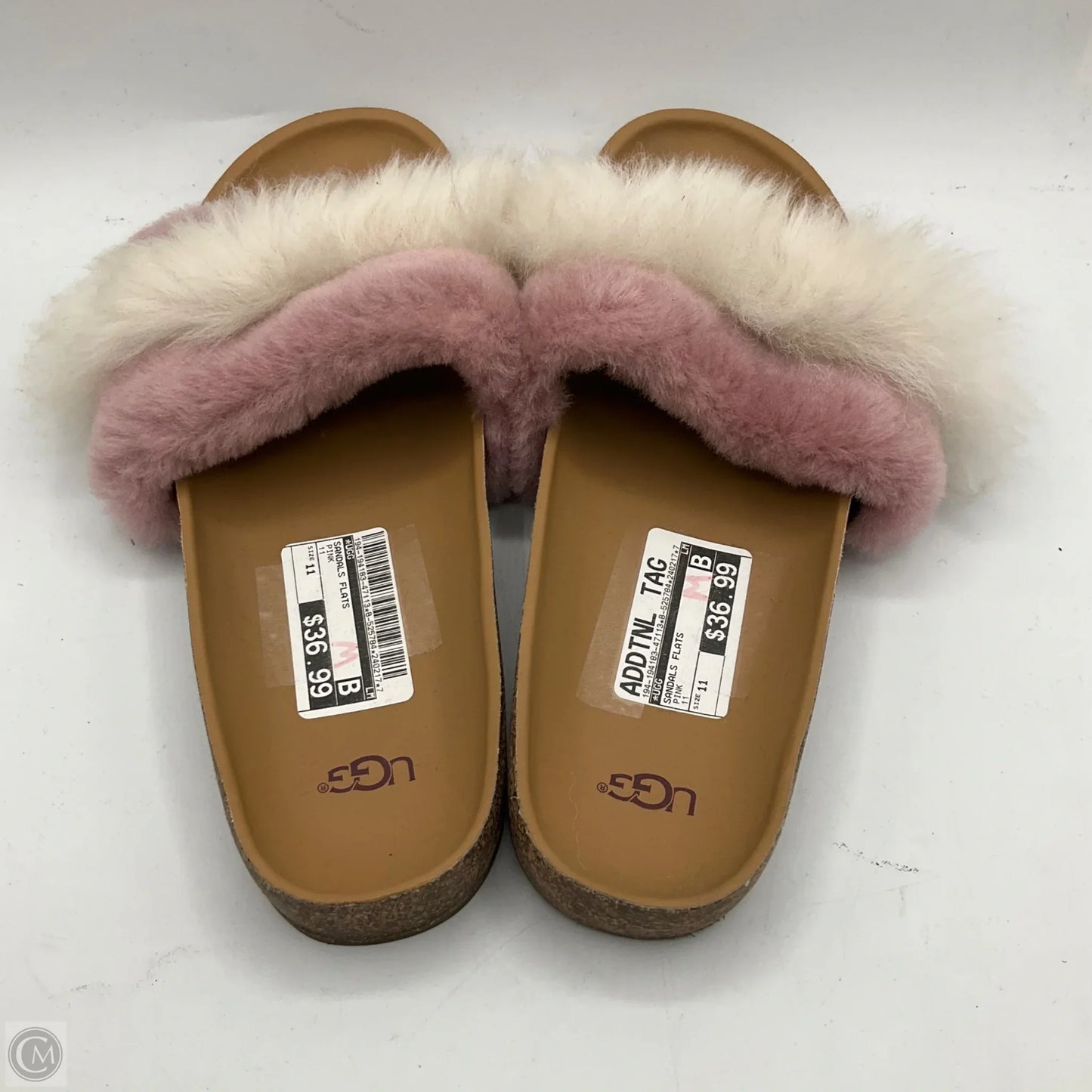 Sandals Flats By Ugg In Pink, Size: 11