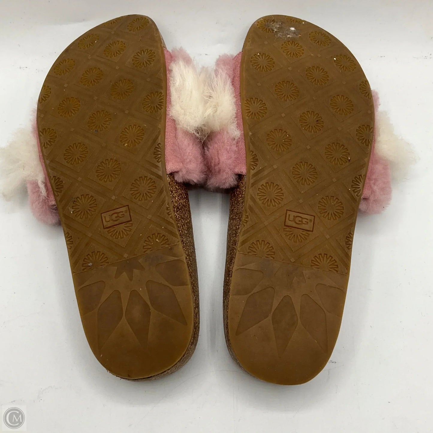Sandals Flats By Ugg In Pink, Size: 11