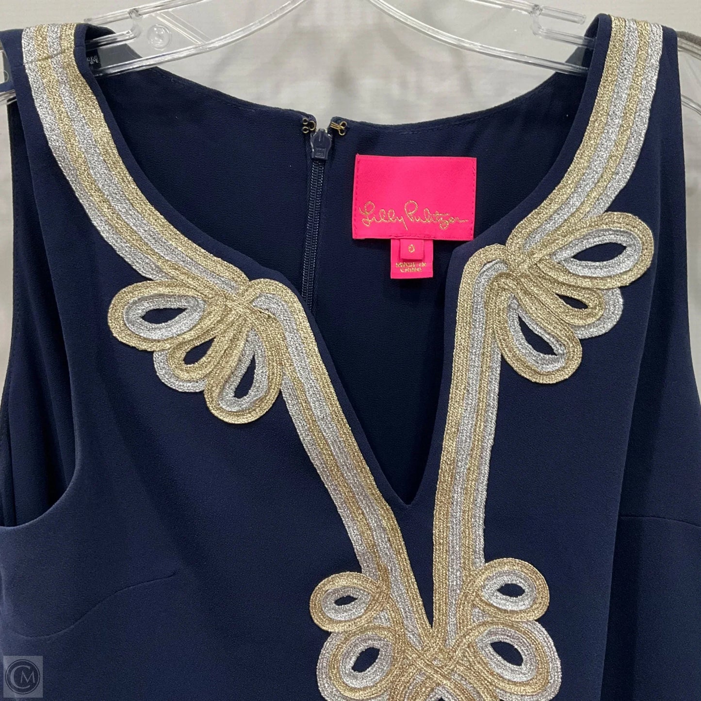 Dress Designer By Lilly Pulitzer In Navy, Size: 0