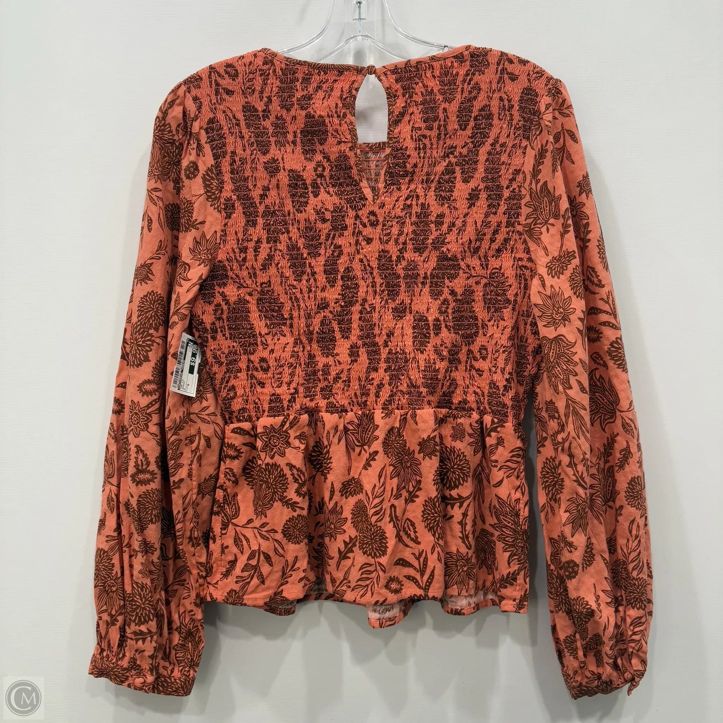 Top Long Sleeve By Universal Thread In Orange, Size: M