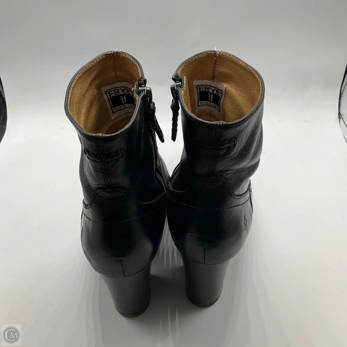 Boots Designer By Frye In Black, Size: 8