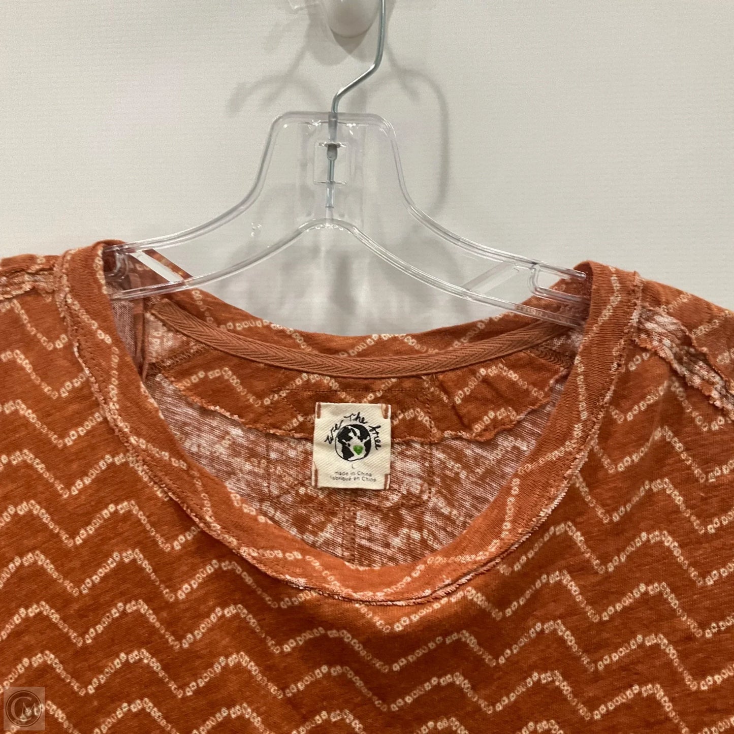 Top Short Sleeve By We The Free In Brown, Size: L
