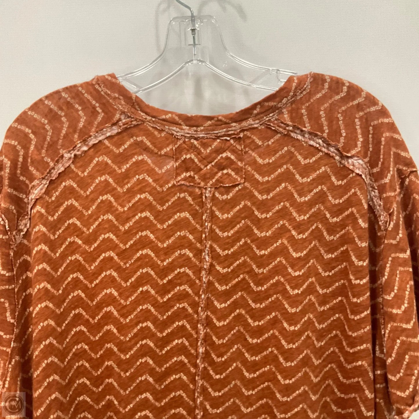 Top Short Sleeve By We The Free In Brown, Size: L
