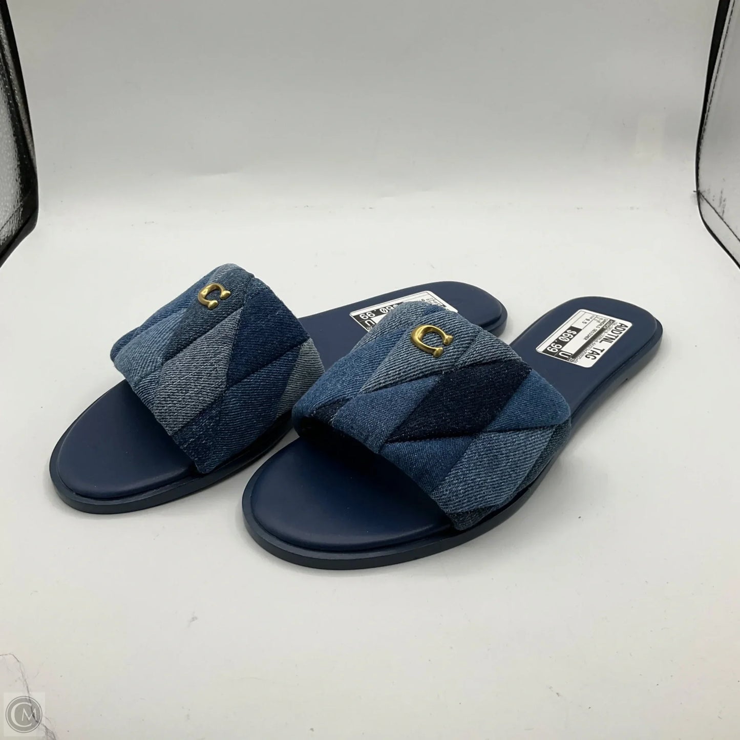 Sandals Designer By Coach In Blue, Size: 9.5