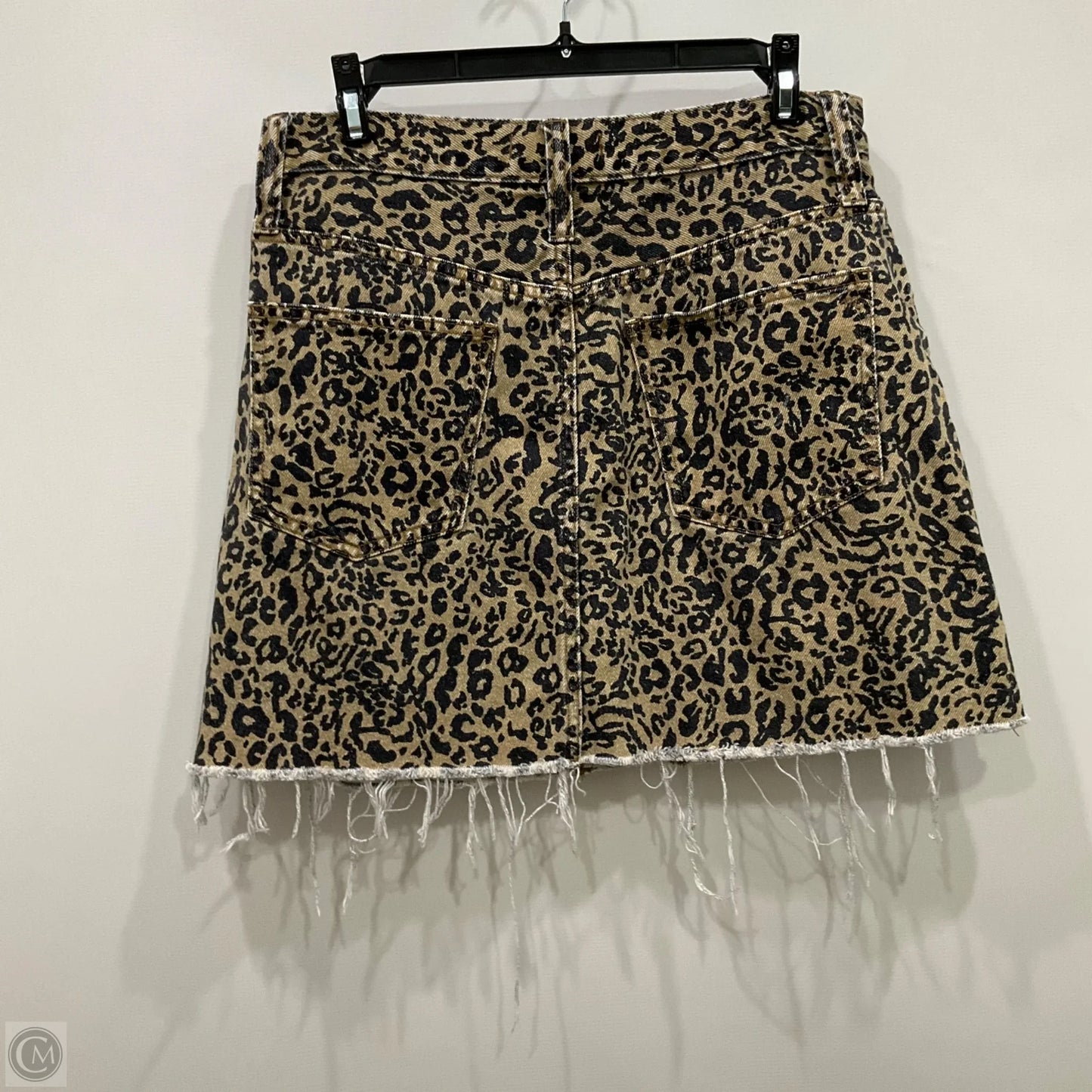 Skirt Mini & Short By Madewell In Animal Print, Size: 6