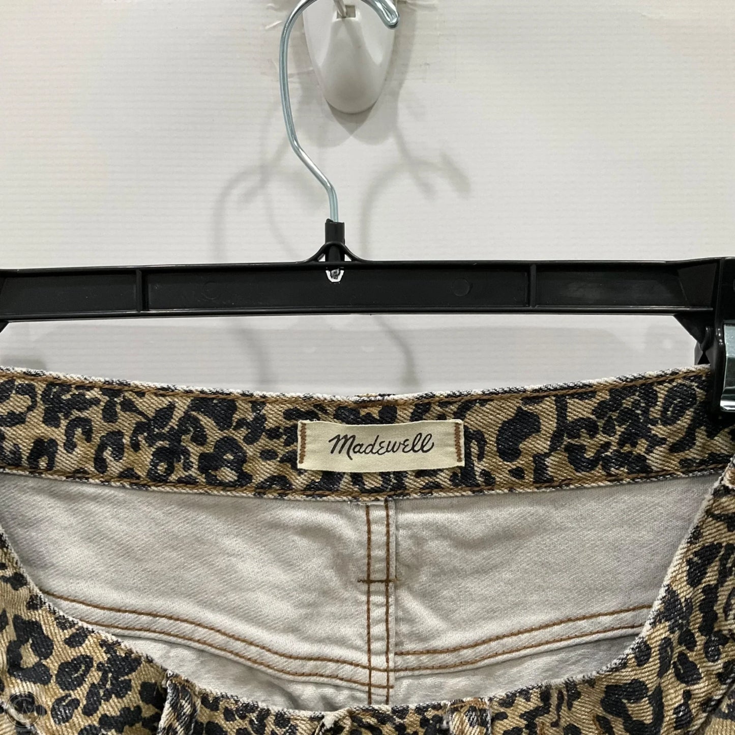 Skirt Mini & Short By Madewell In Animal Print, Size: 6