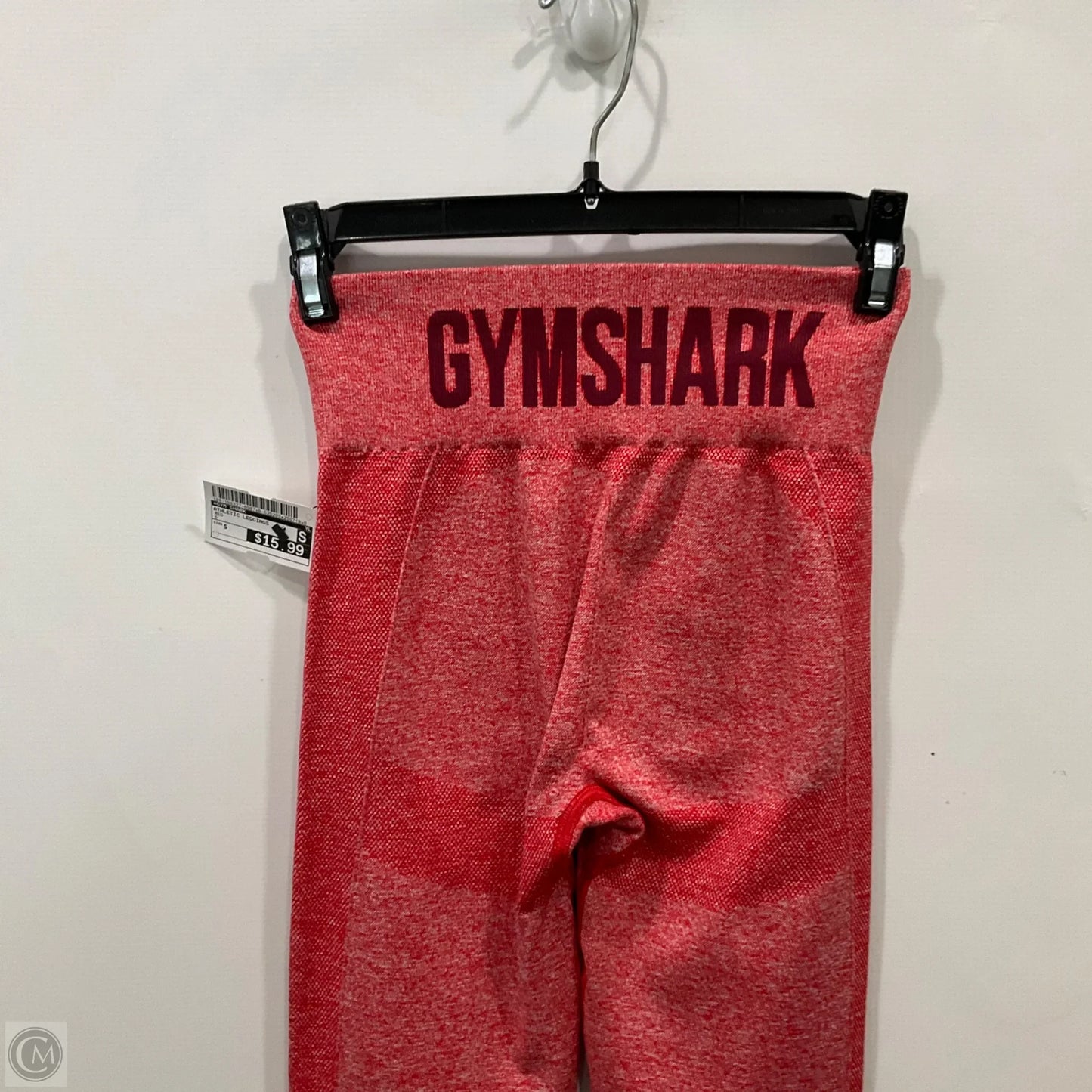 Athletic Leggings By Gym Shark In Red, Size: S