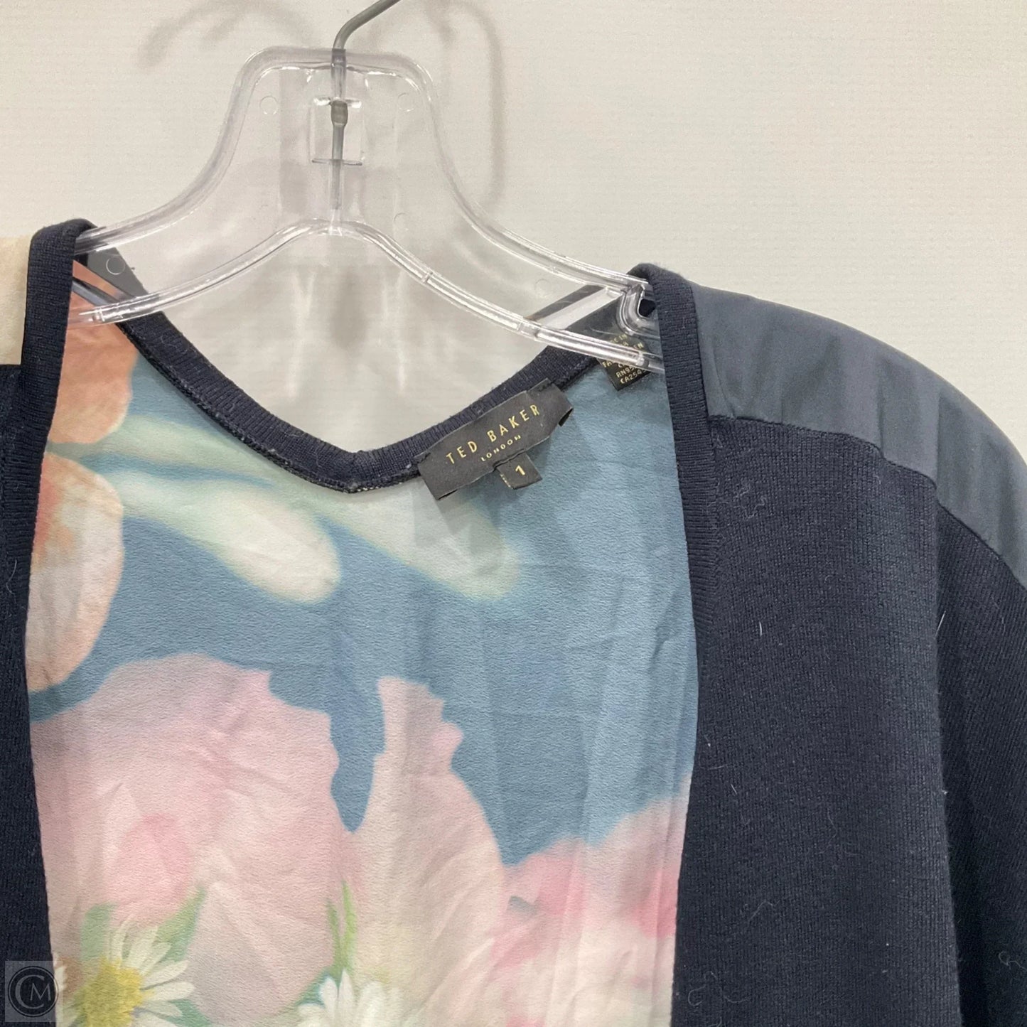 Cardigan By Ted Baker In Floral Print, Size: S