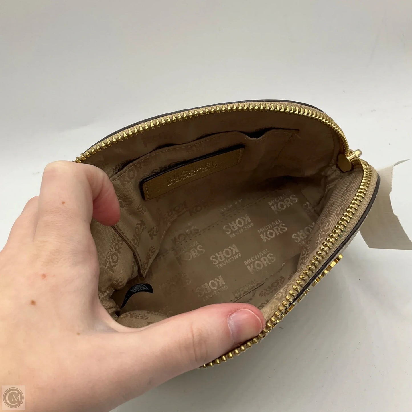 Makeup Bag Designer By Michael Kors, Size: Small