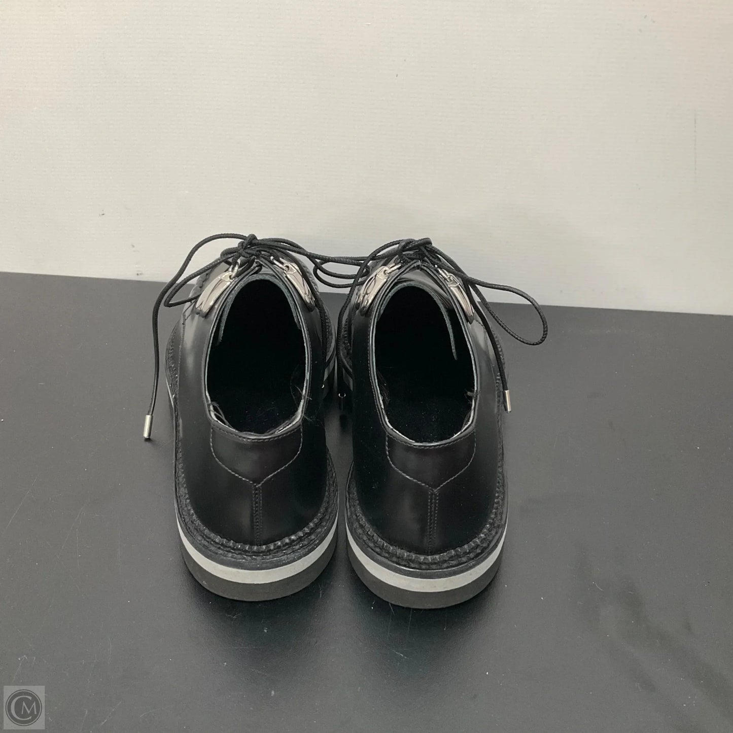 Shoes Luxury Designer By Alexander Mcqueen In Black, Size: 8.5