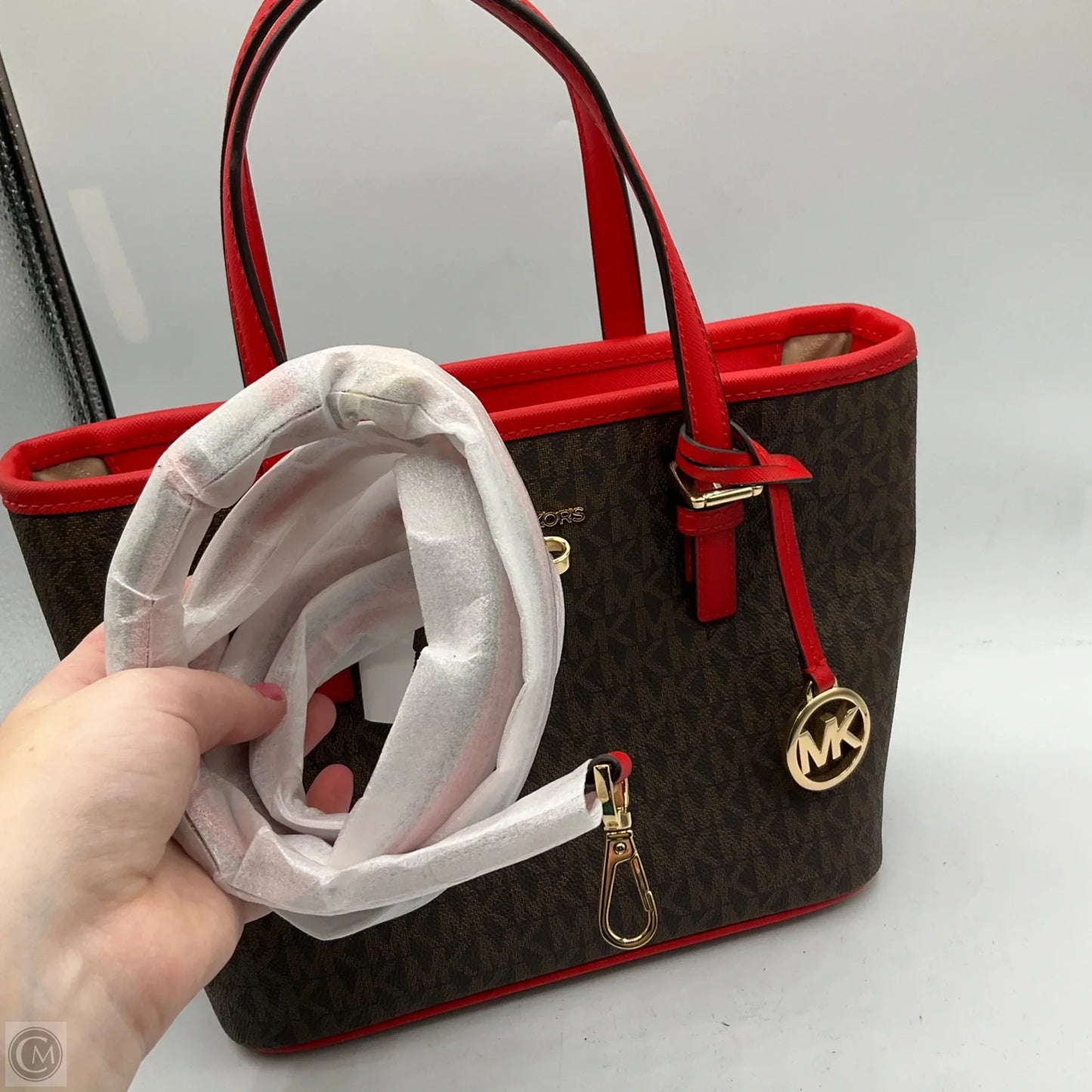 Handbag Designer By Michael Kors, Size: Medium