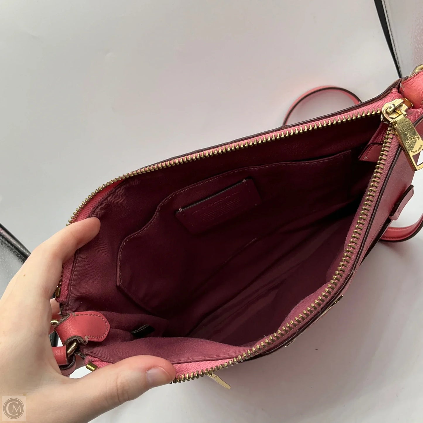 Crossbody Designer By Coach, Size: Medium
