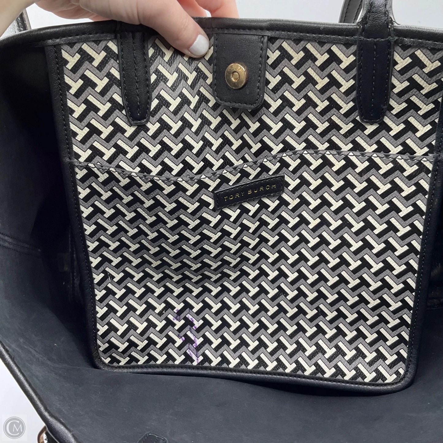 Handbag Designer By Tory Burch, Size: Large