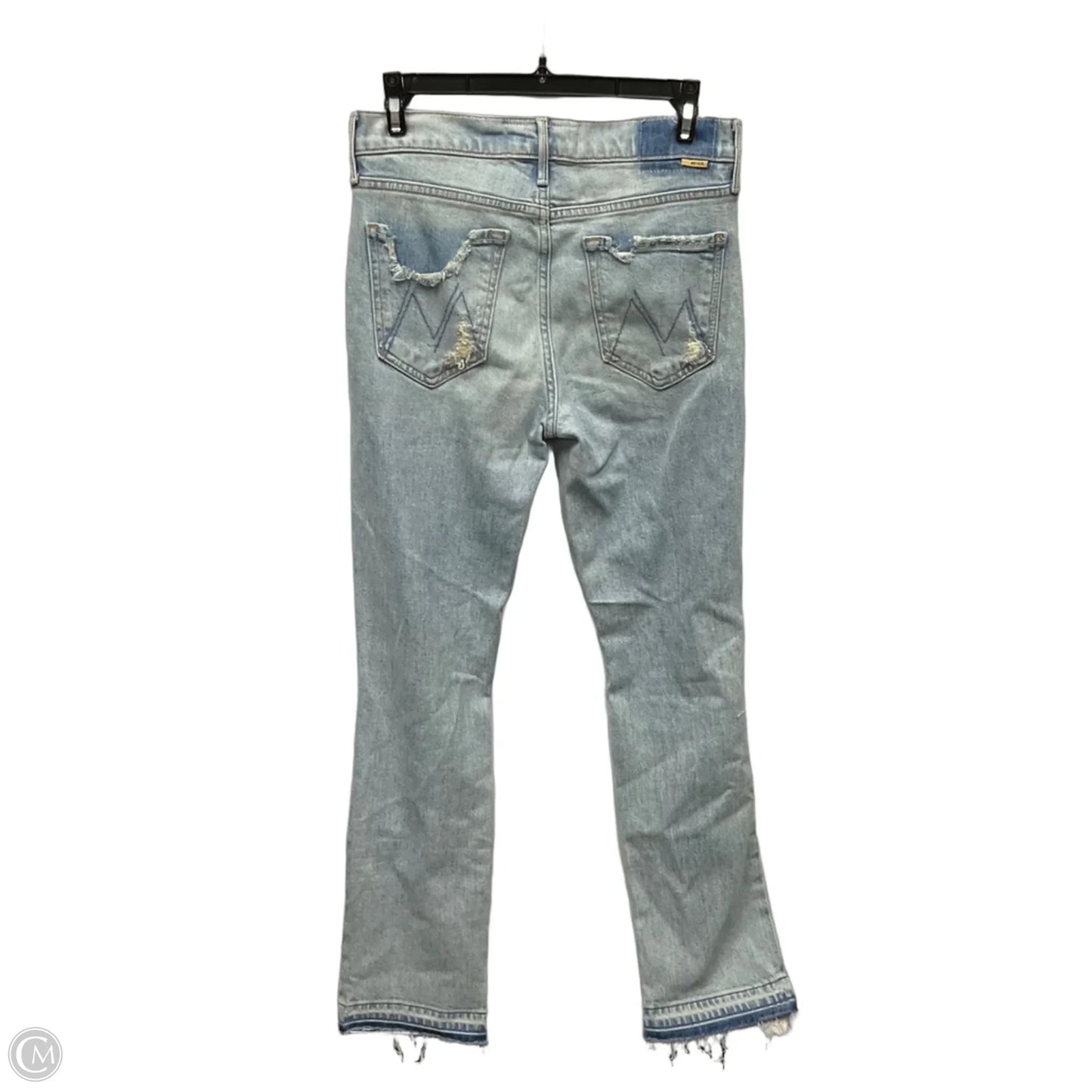 Jeans Straight By Mother In Blue Denim, Size: 2