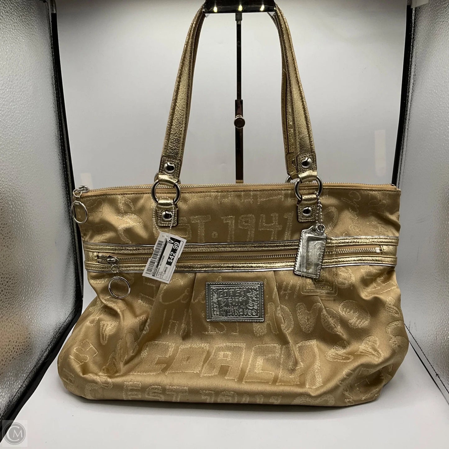Handbag Designer By Coach, Size: Large