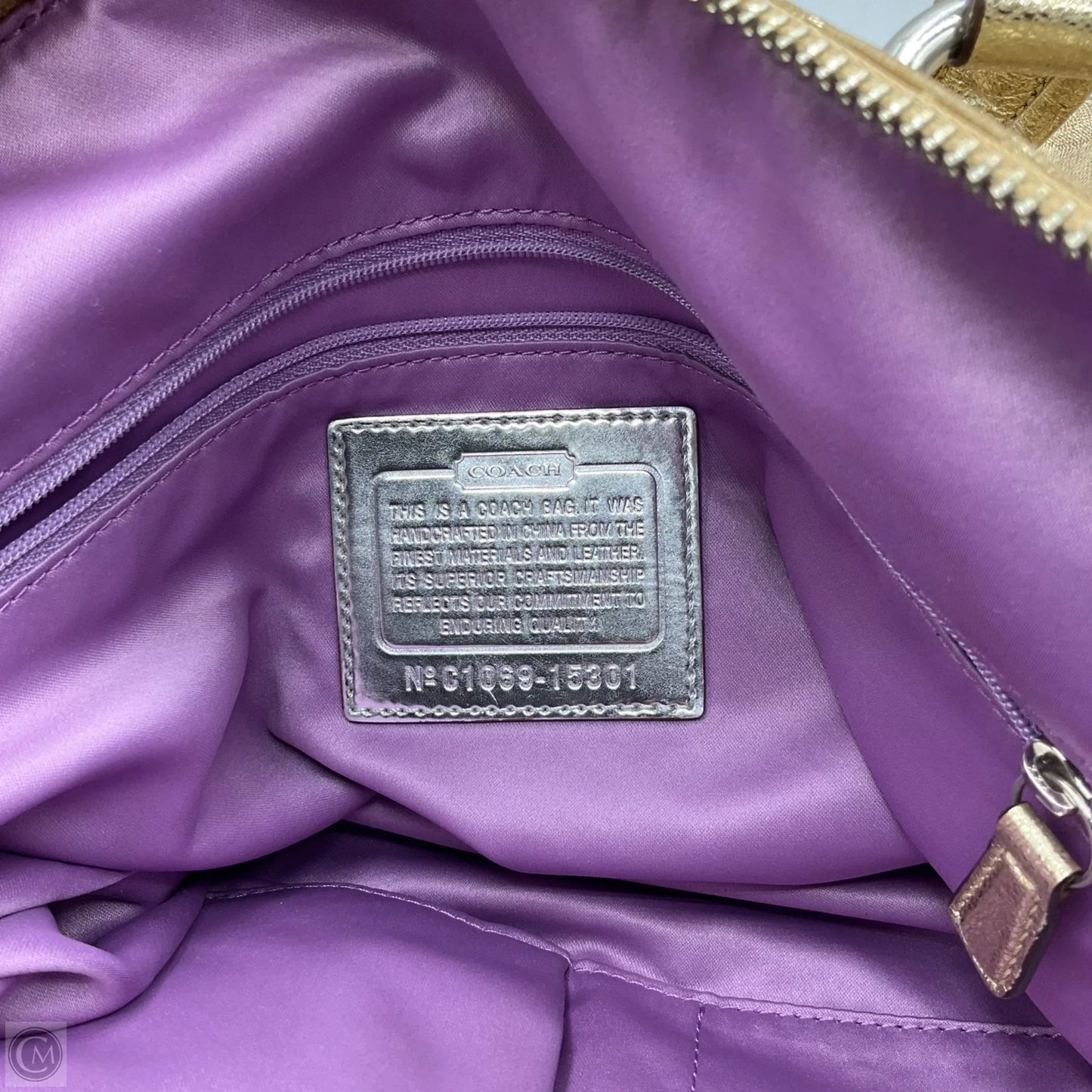 Handbag Designer By Coach, Size: Large