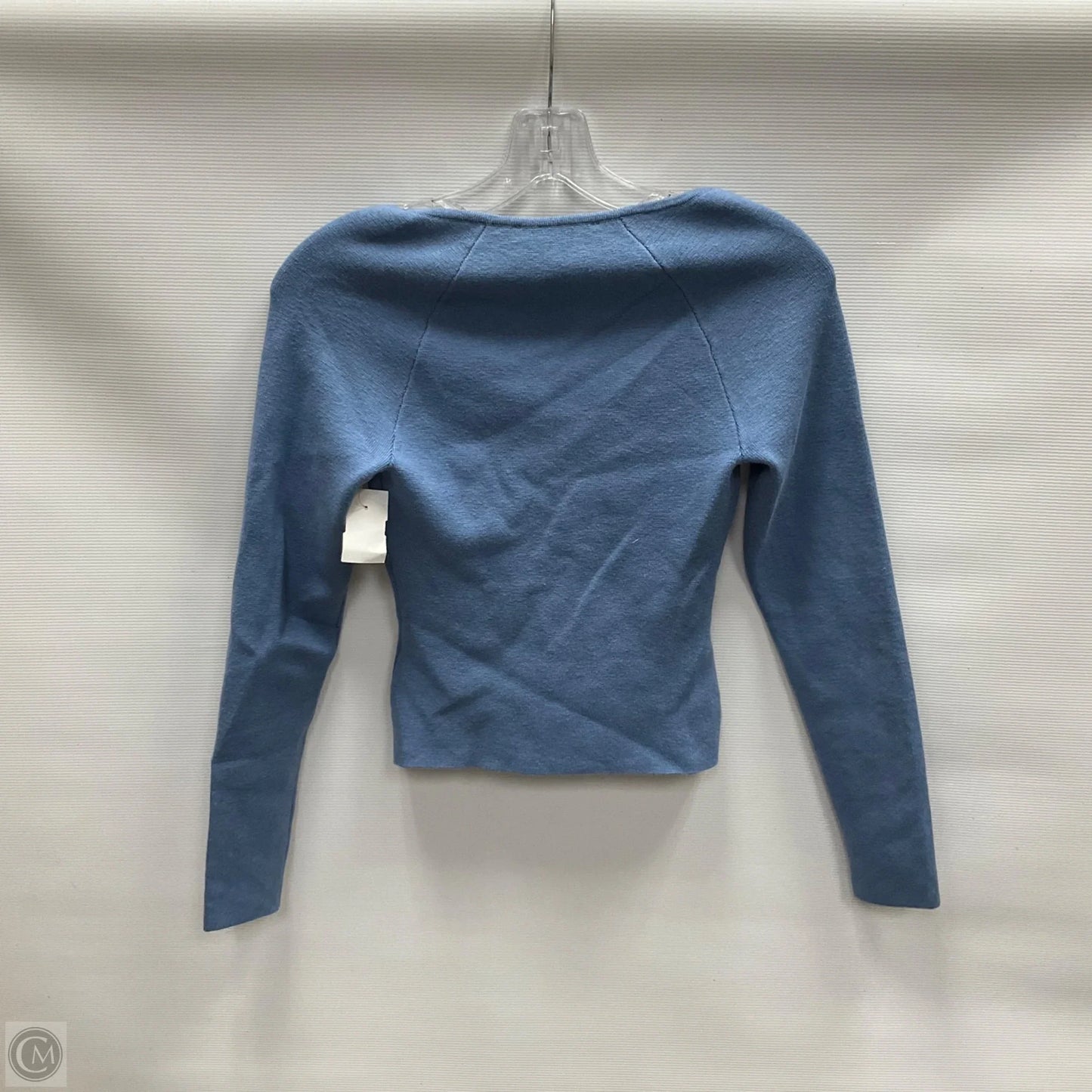 Top Long Sleeve By Abercrombie And Fitch In Blue, Size: S