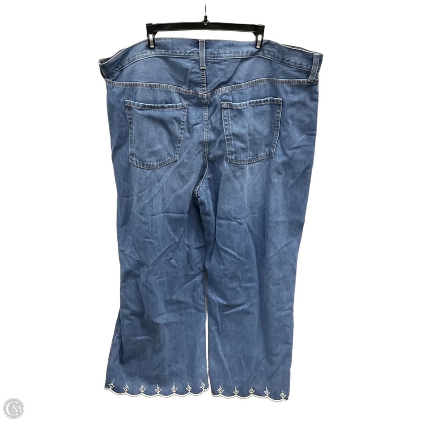 Jeans Wide Leg By Old Navy In Blue Denim, Size: 22