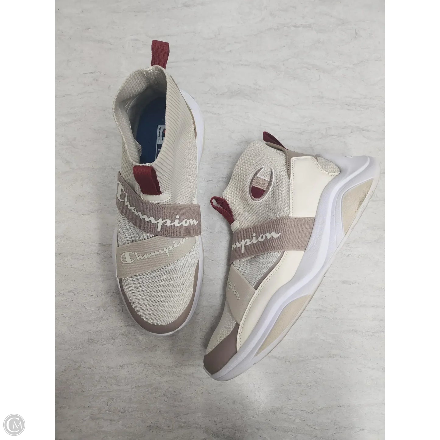 Shoes Sneakers By Champion In Cream, Size: 10