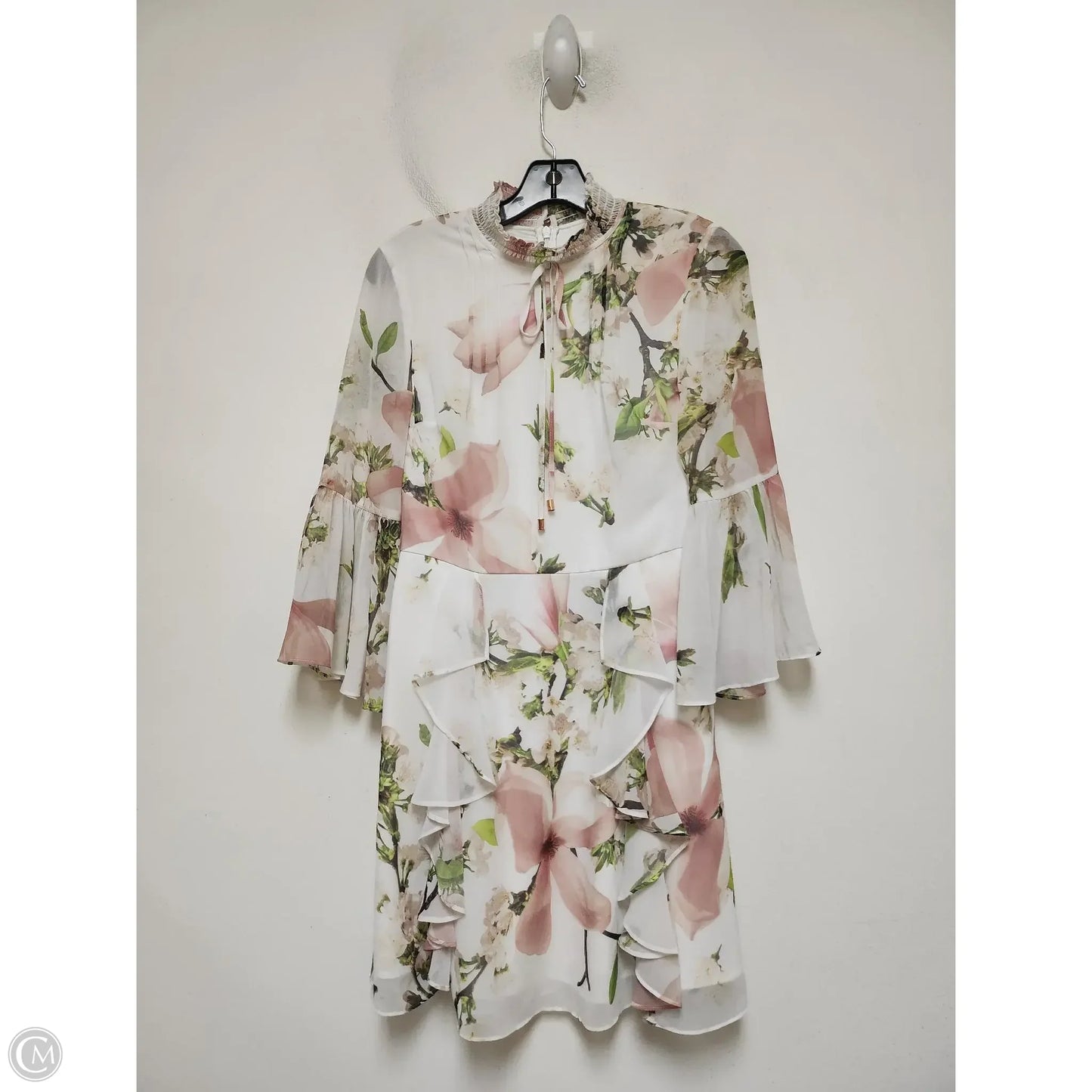 Dress Party Short By Ted Baker In Floral Print, Size: Xs