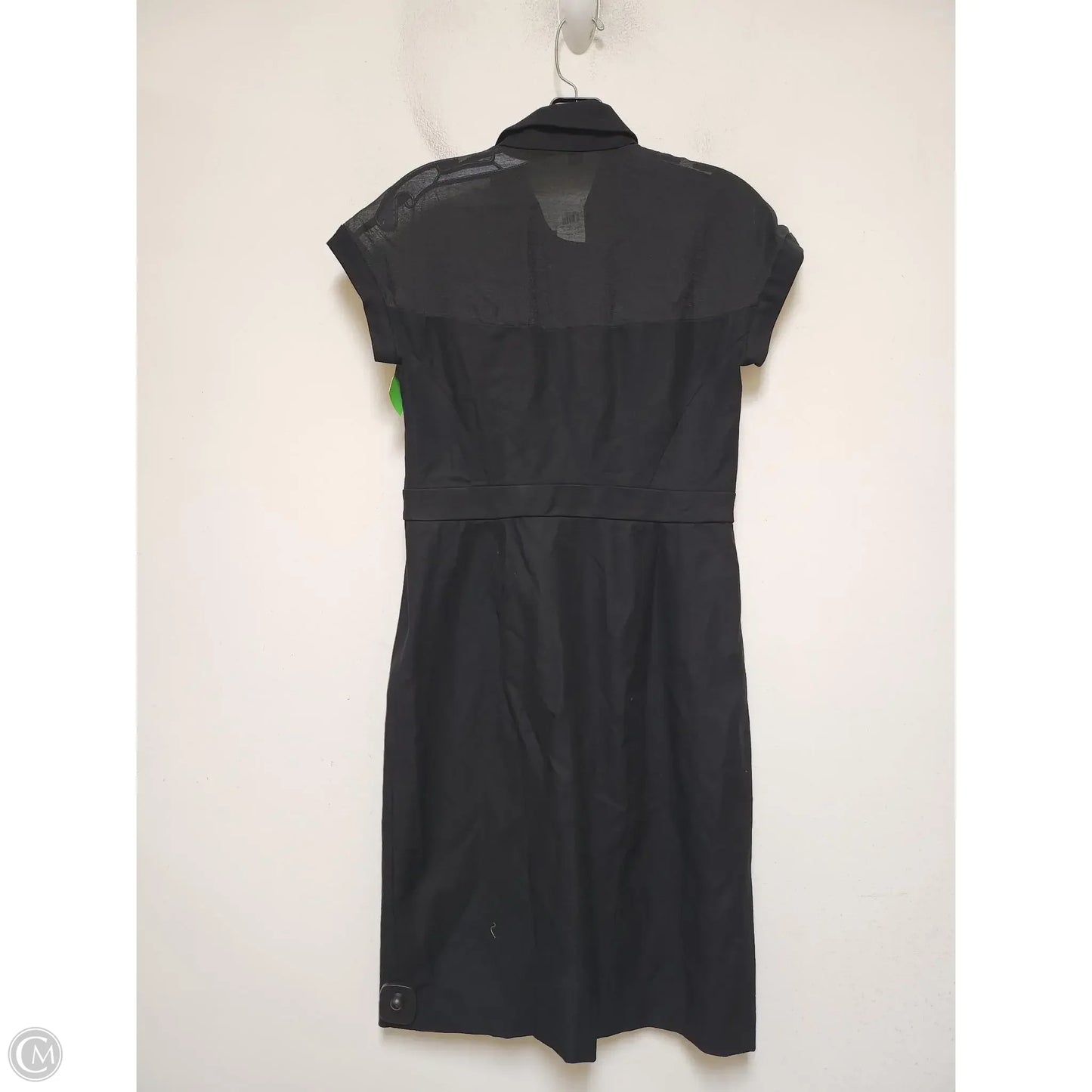 Dress Casual Midi By Ann Taylor In Black, Size: Xs