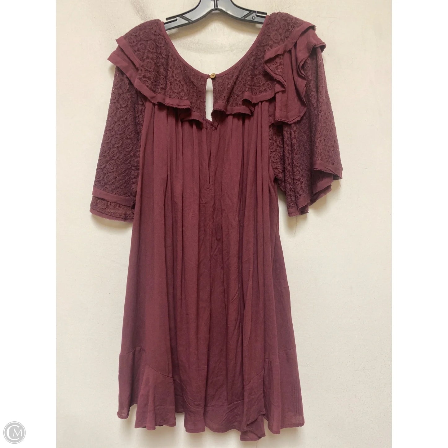 Romper By Free People In Maroon, Size: L
