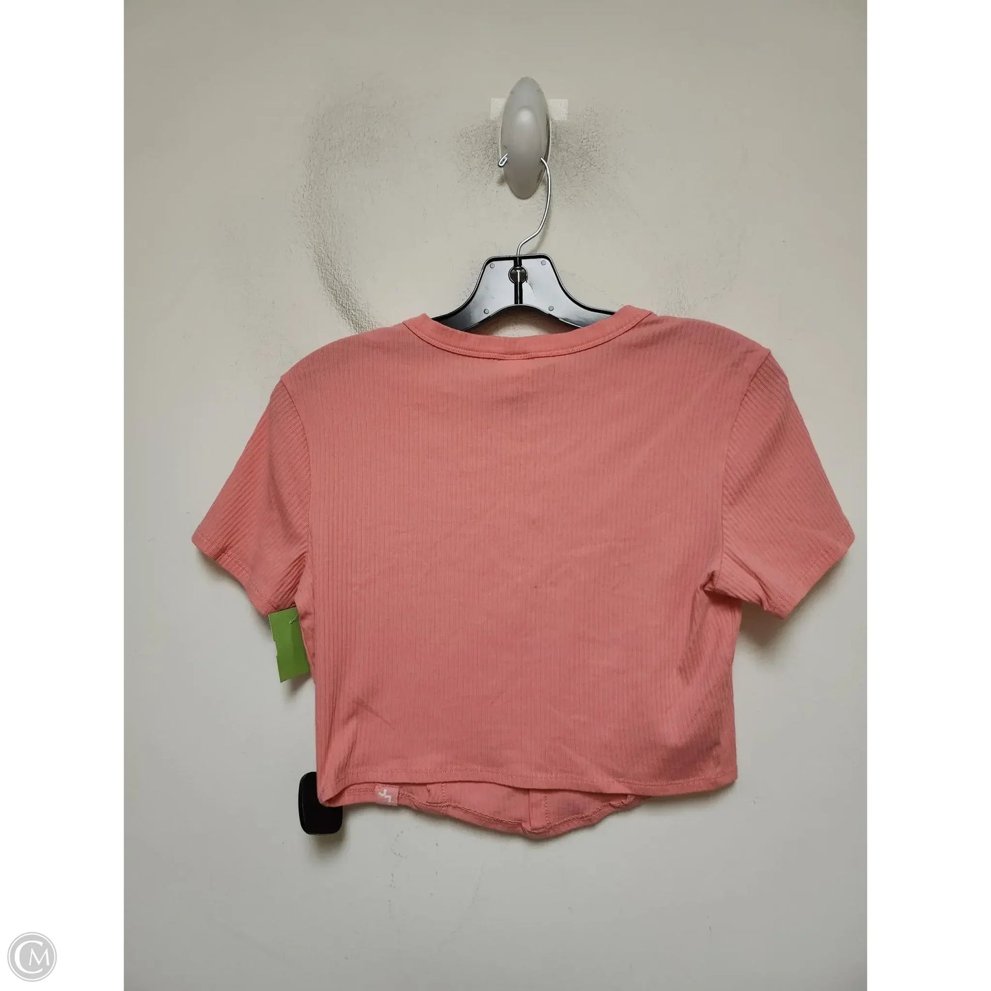 Athletic Top Short Sleeve By Joy Lab In Pink, Size: M