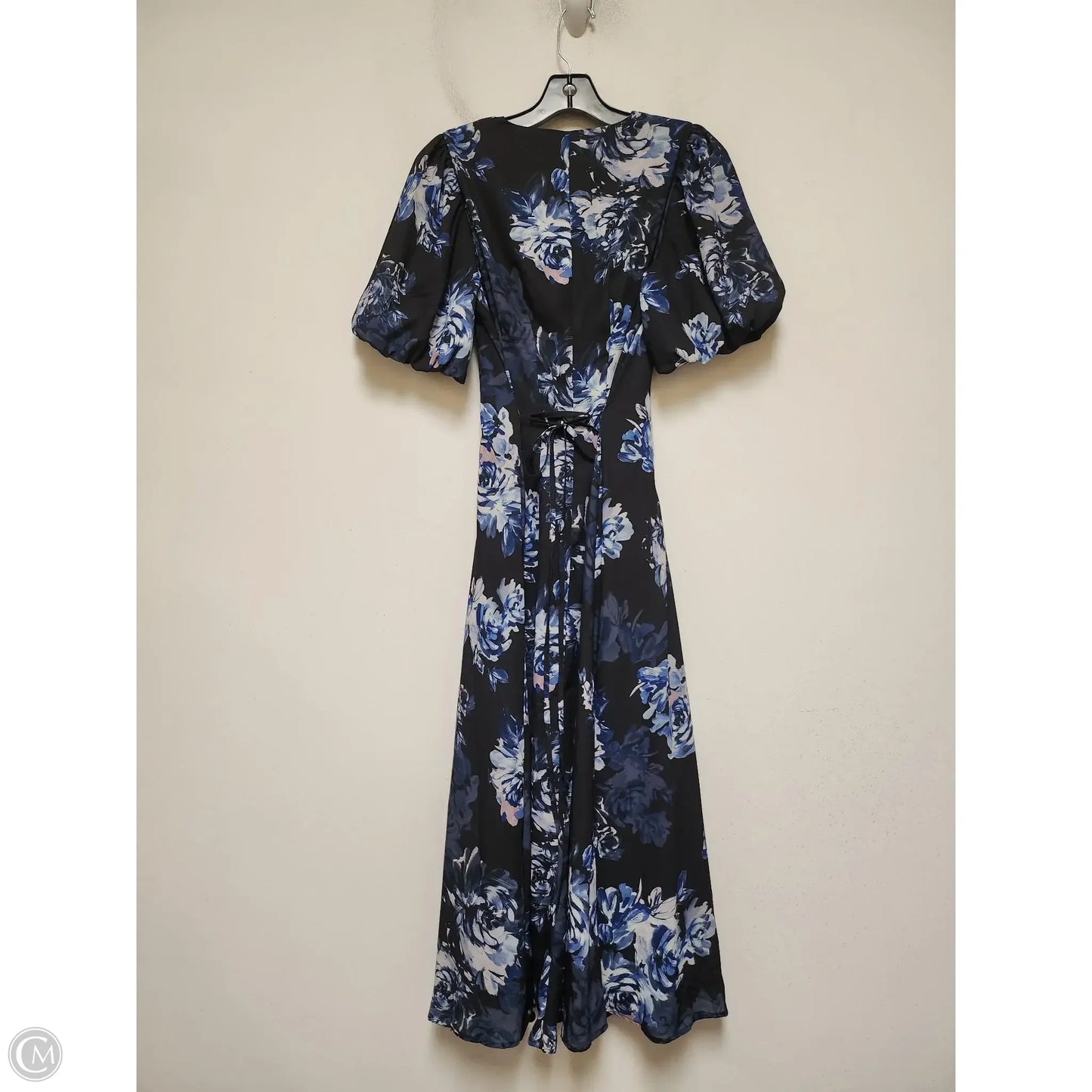 Dress Casual Maxi By French Connection In Black & Blue, Size: S