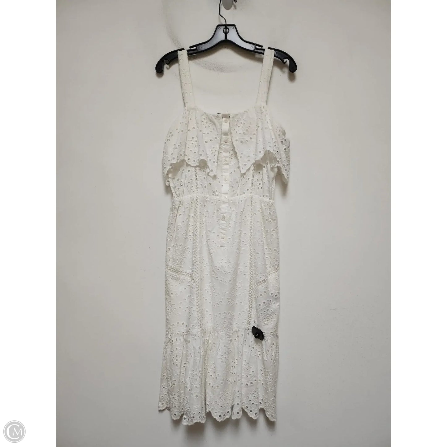Dress Casual Midi By 7 For All Mankind In White, Size: Xs