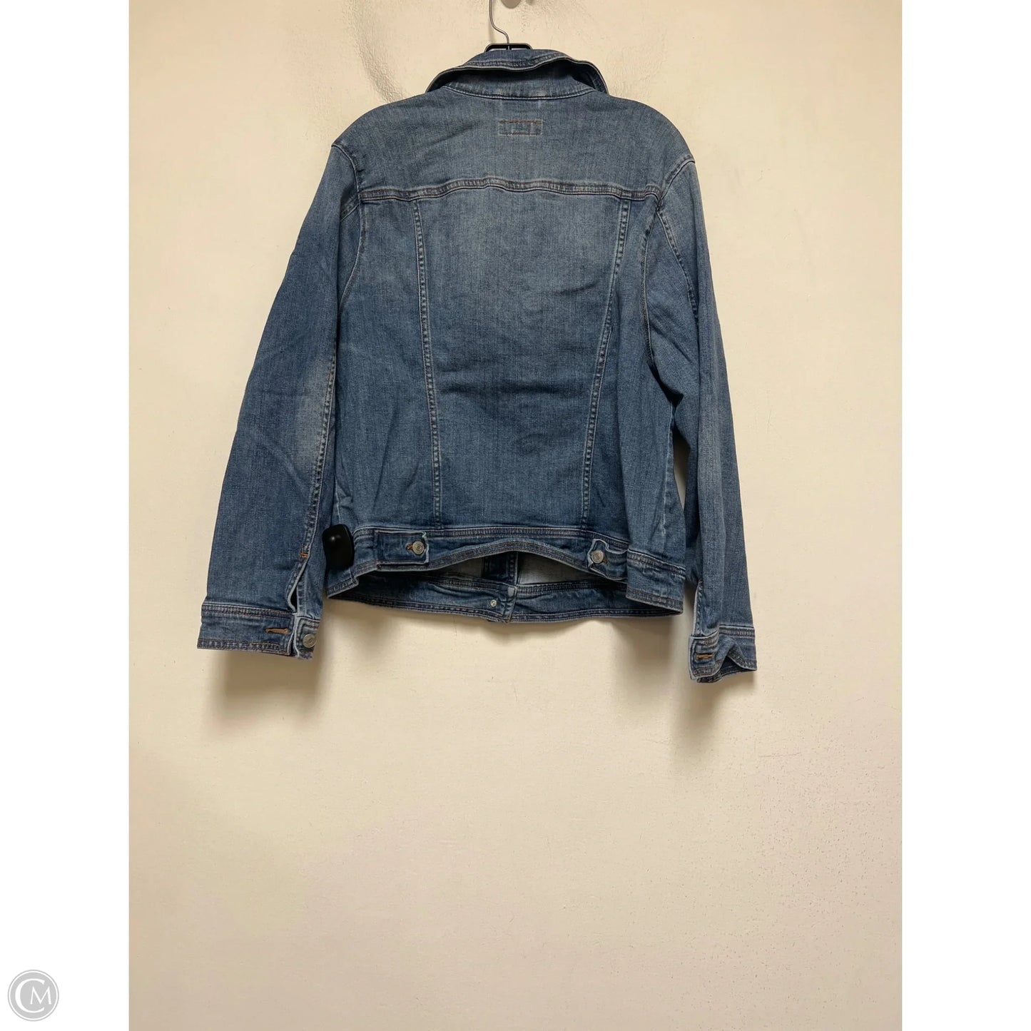 Jacket Denim By Ava & Viv In Blue Denim, Size: 1x