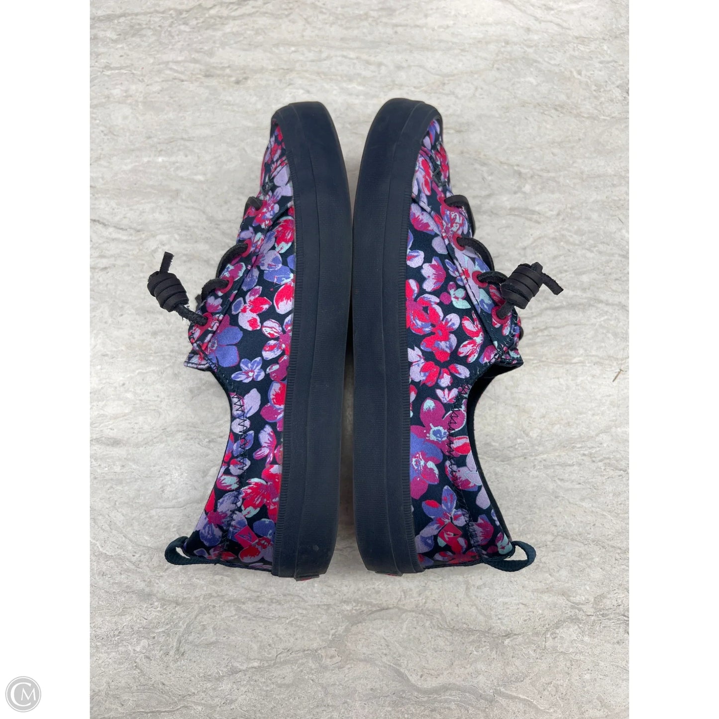 Shoes Sneakers By Sperry In Floral Print, Size: 6