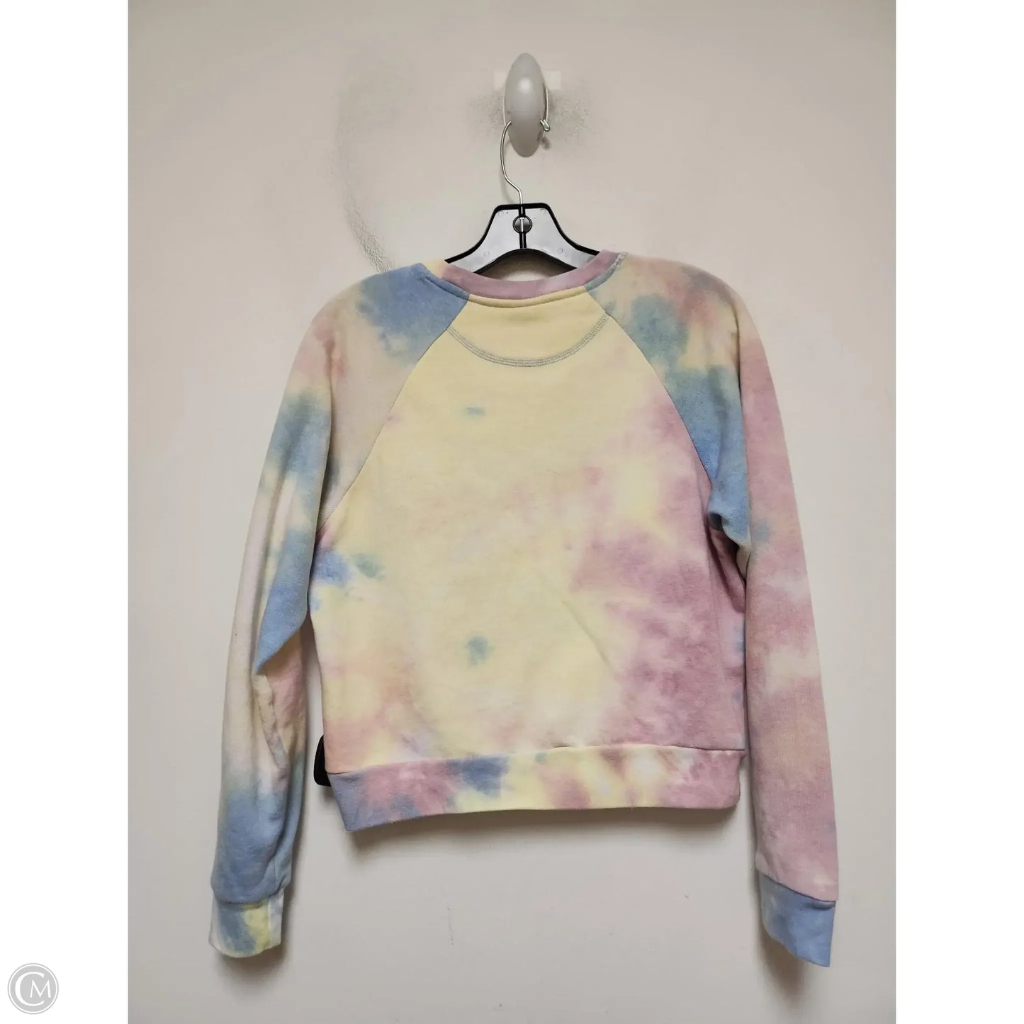 Sweatshirt Crewneck By Walt Disney In Tie Dye Print, Size: M