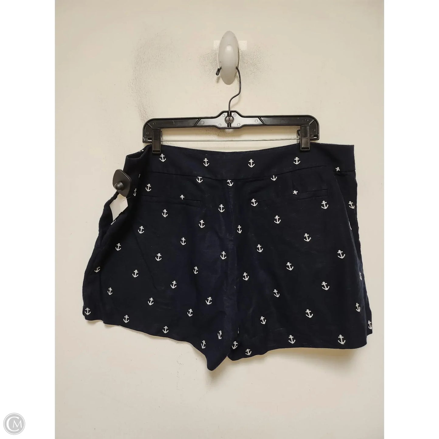Shorts By Loft In Blue & White, Size: 14