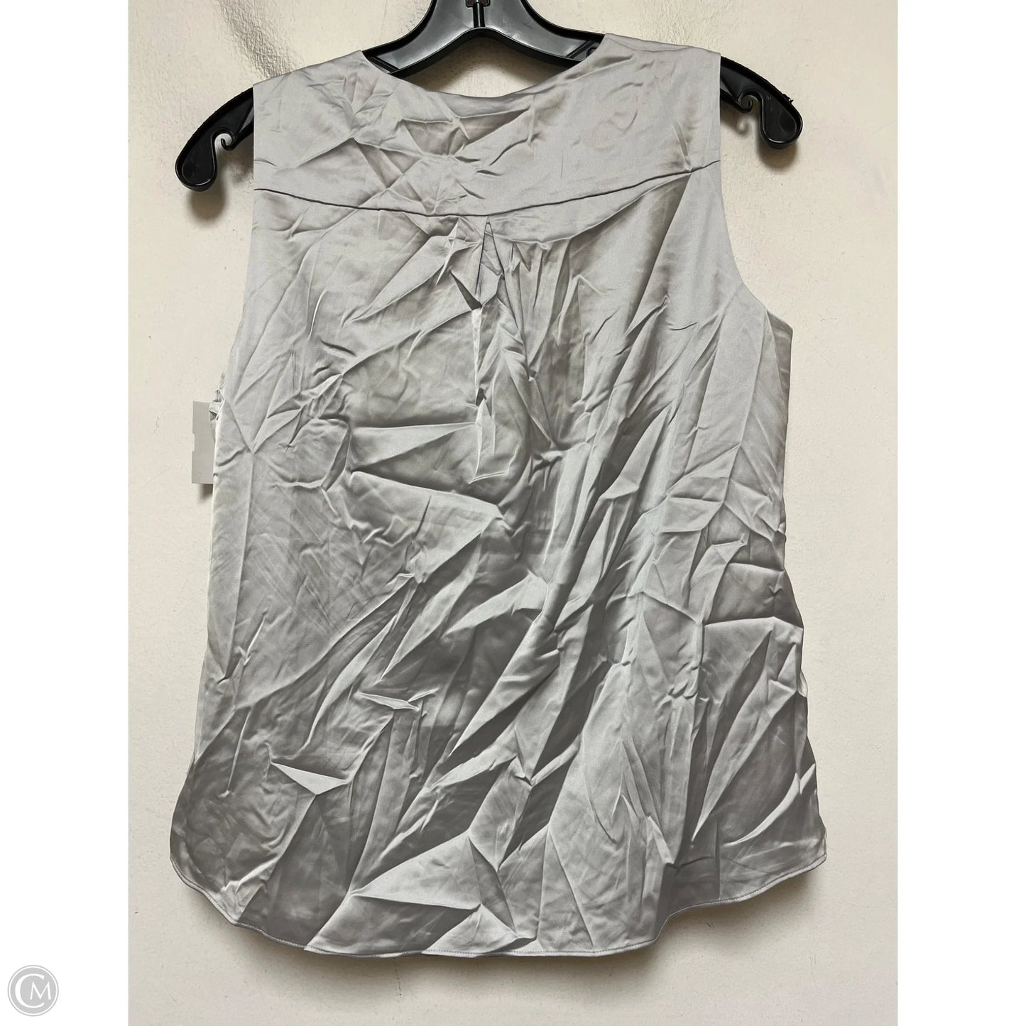 Top Sleeveless By White House Black Market In Silver, Size: Xs
