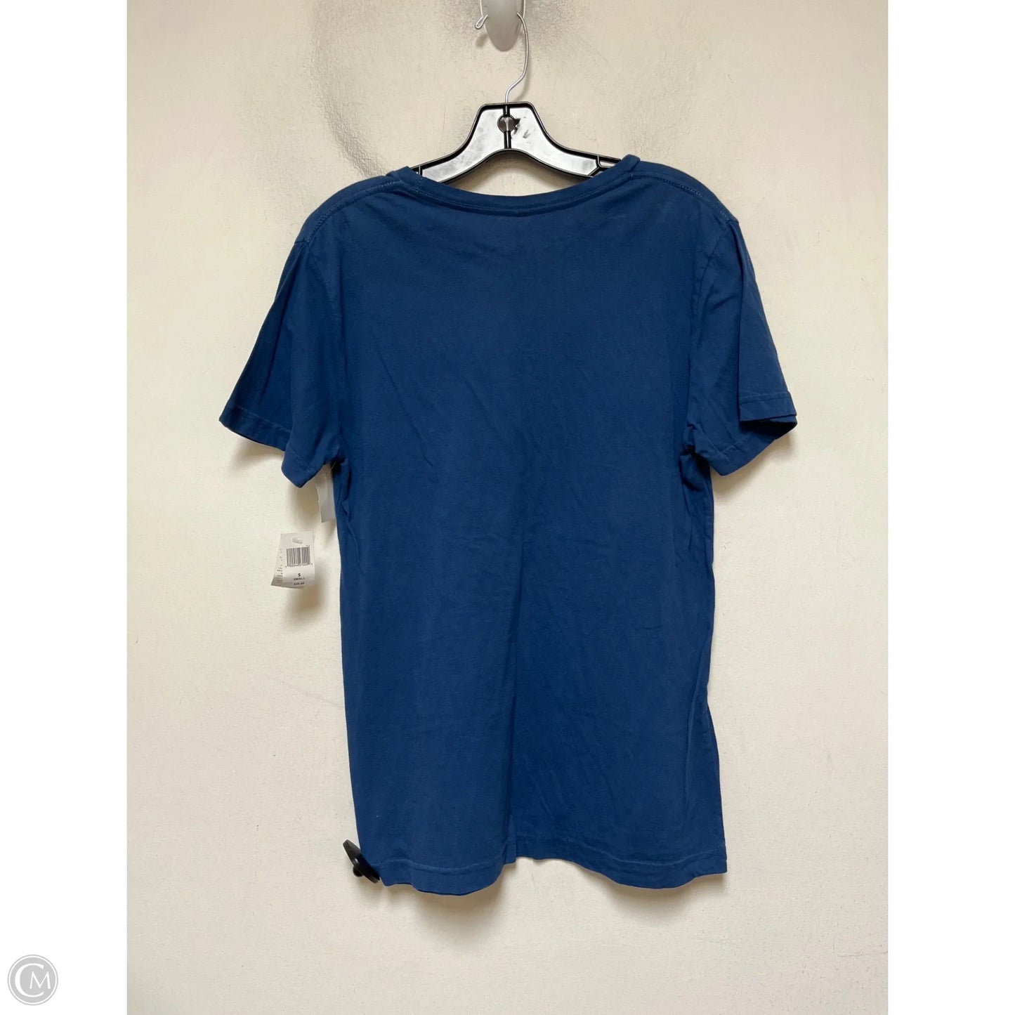 Top Short Sleeve Basic By Walt Disney In Blue, Size: S