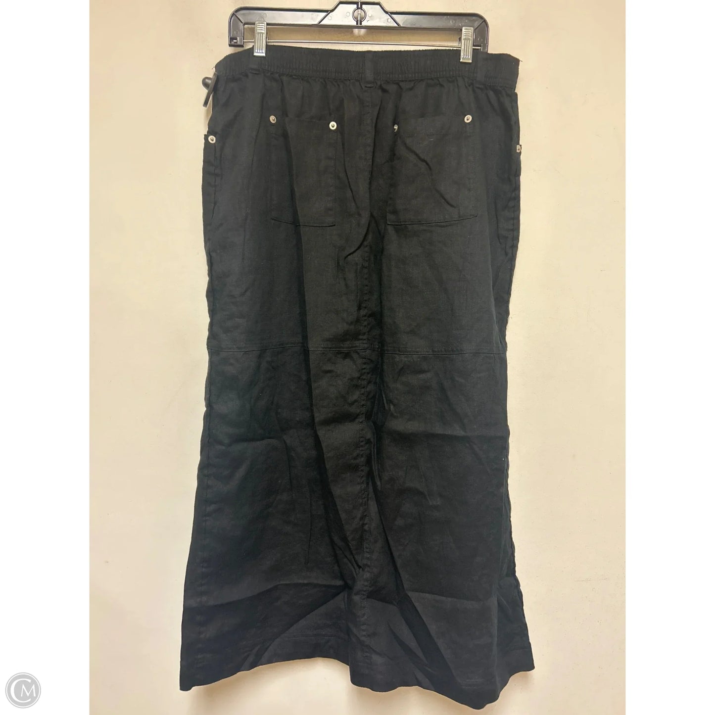 Skirt Midi By Nicole Miller In Black, Size: 16