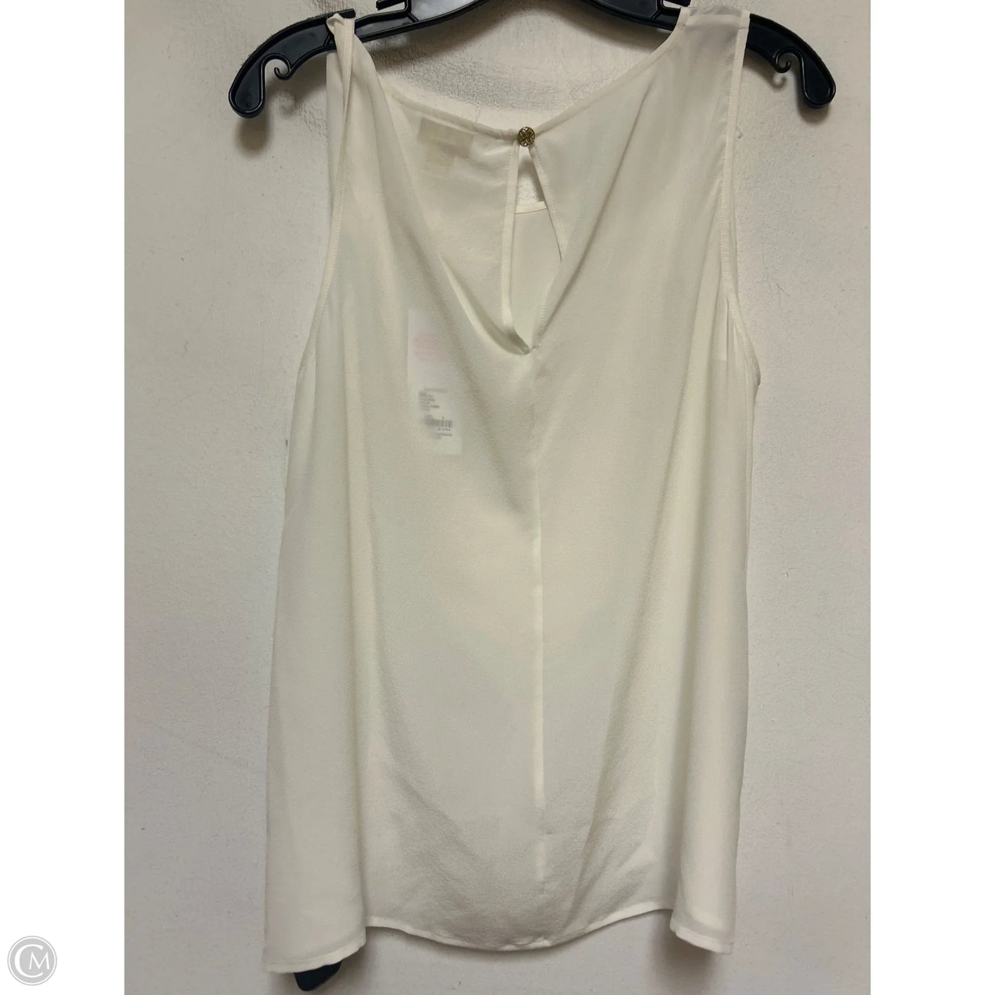 Top Sleeveless Designer By Lilly Pulitzer In Cream, Size: L