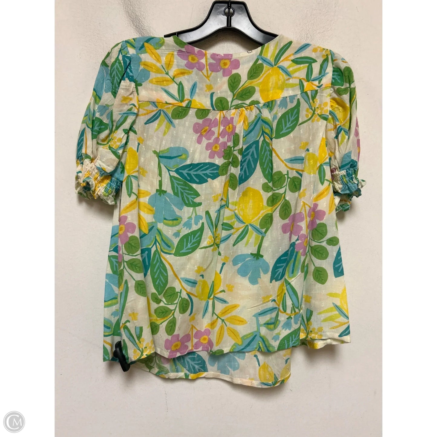 Top Short Sleeve By Rachel Roy In Floral Print, Size: S