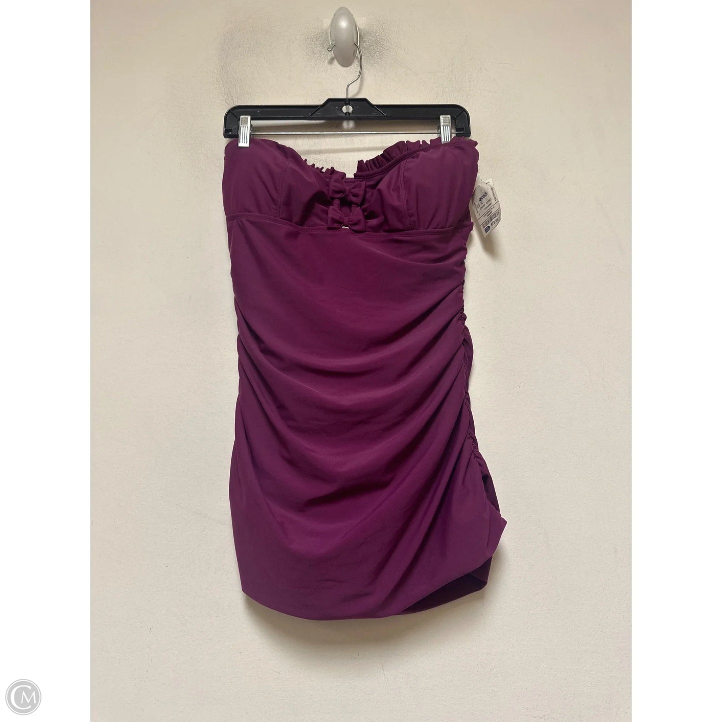 Swimsuit By Betsey Johnson In Purple, Size: Xl