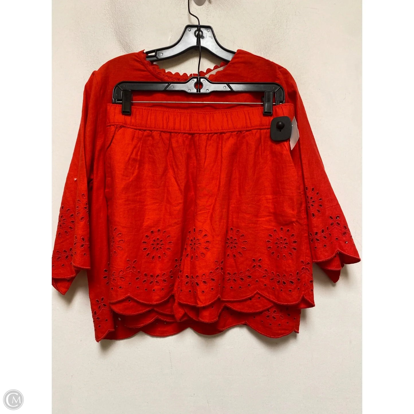 Shorts Set By Loft In Red, Size: 8