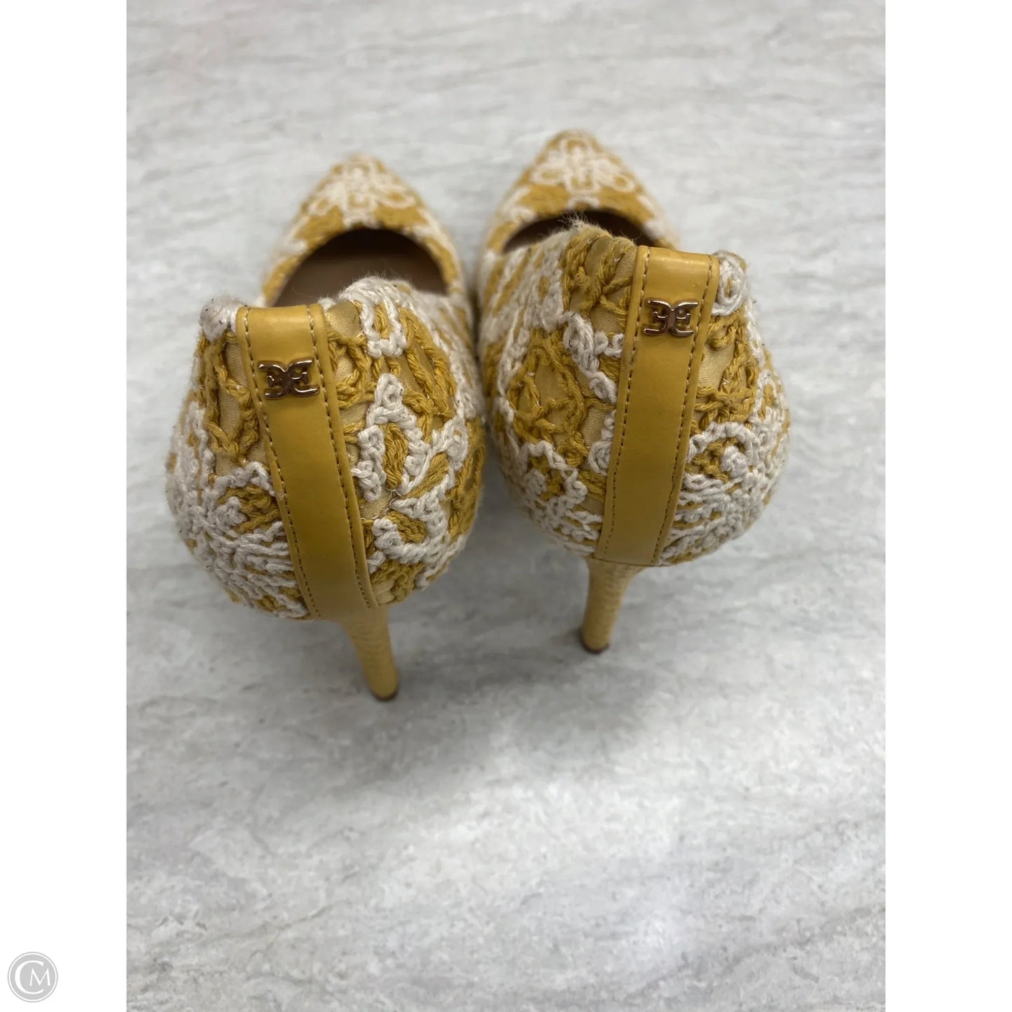 Shoes Heels Stiletto By Sam Edelman In Yellow, Size: 8