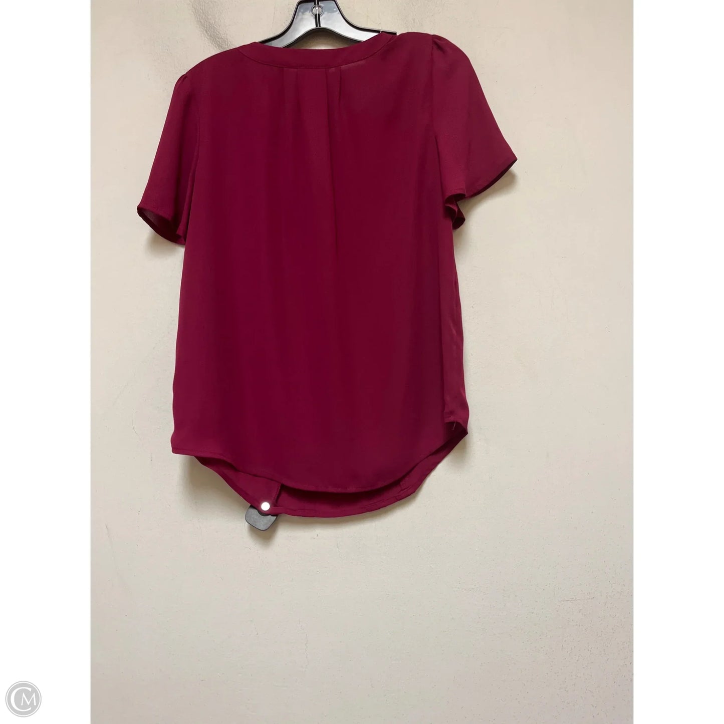 Top Short Sleeve By Liz Claiborne In Purple, Size: Xs