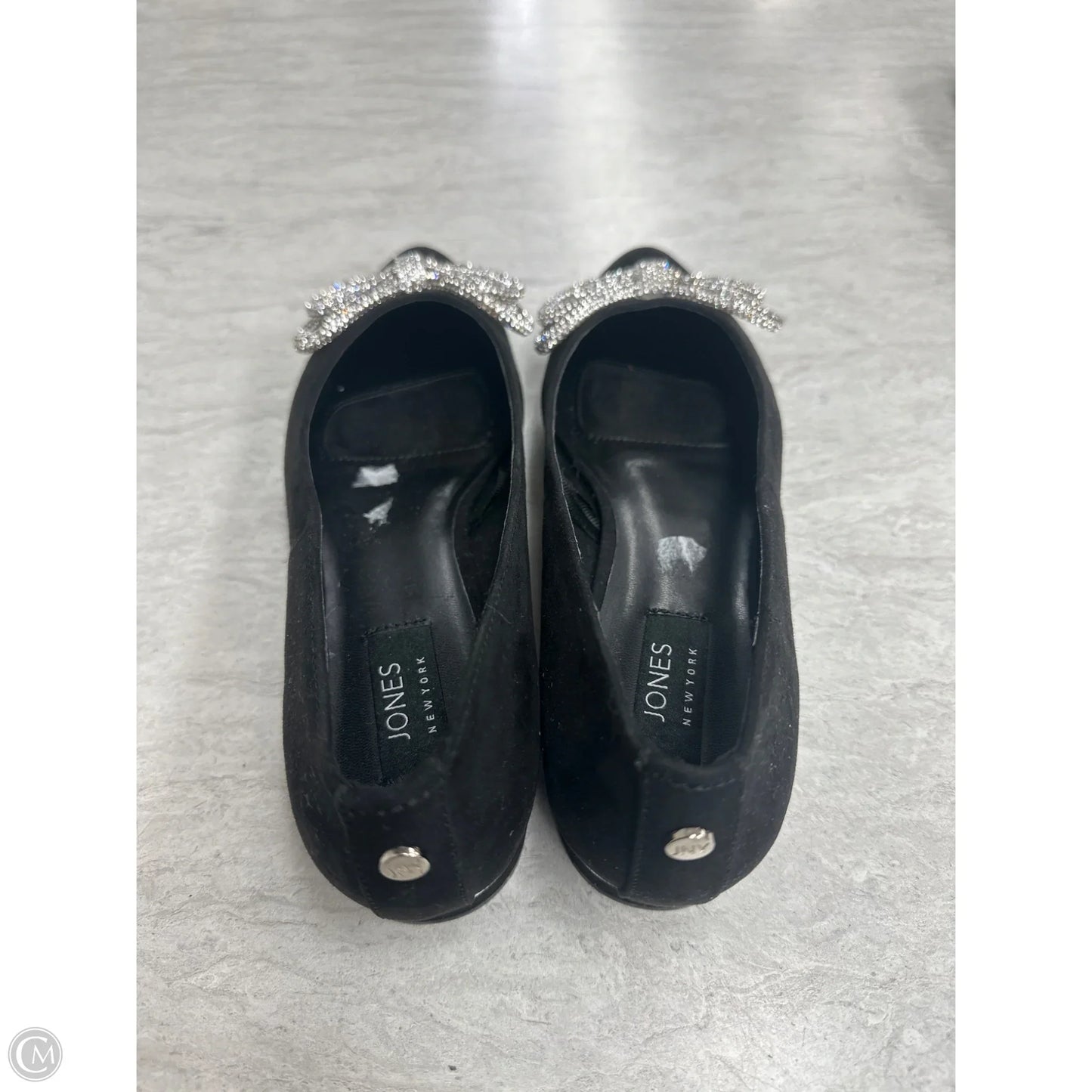 Shoes Flats By Jones New York In Black & Silver, Size: 7