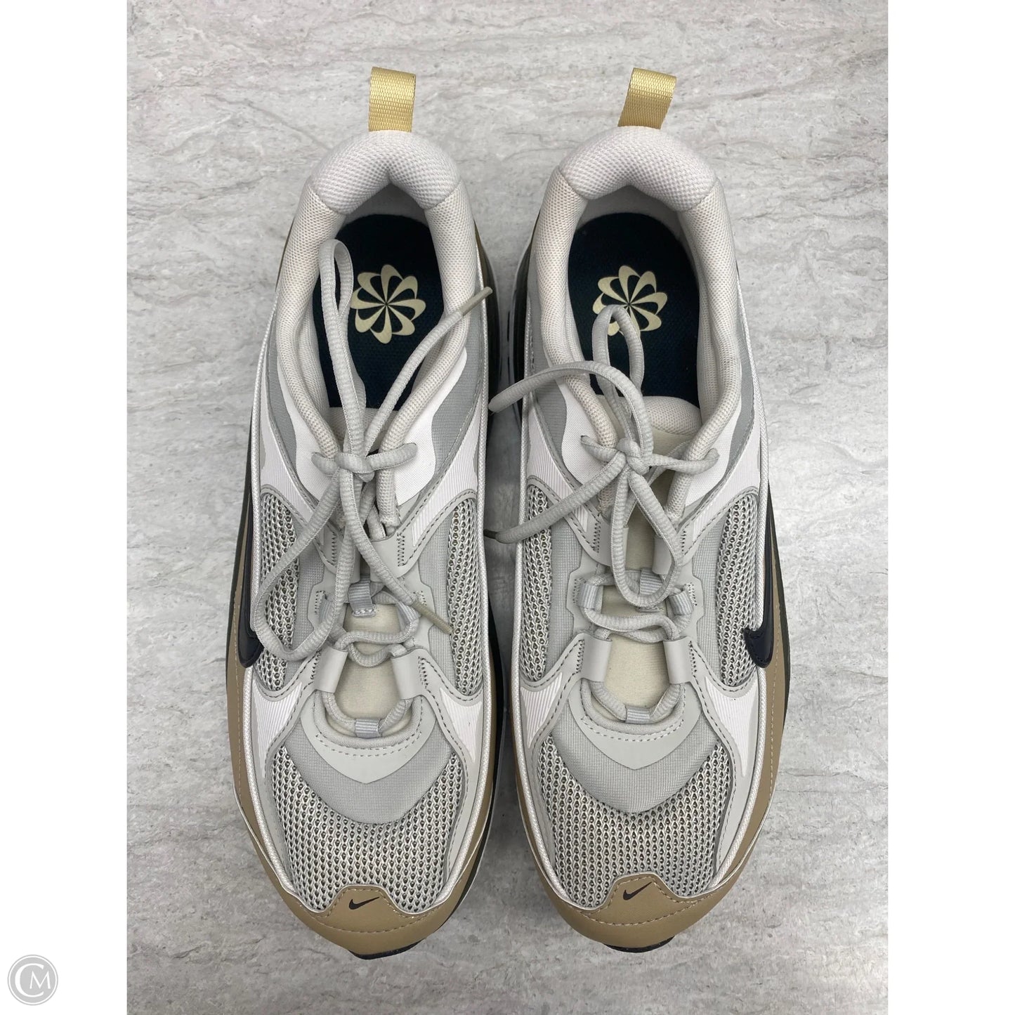 Shoes Athletic By Nike In Green & Grey, Size: 12