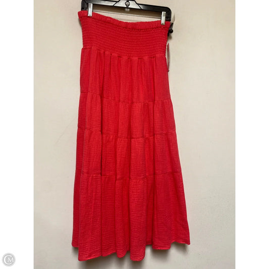 Skirt Maxi By Dkny In Coral, Size: 8