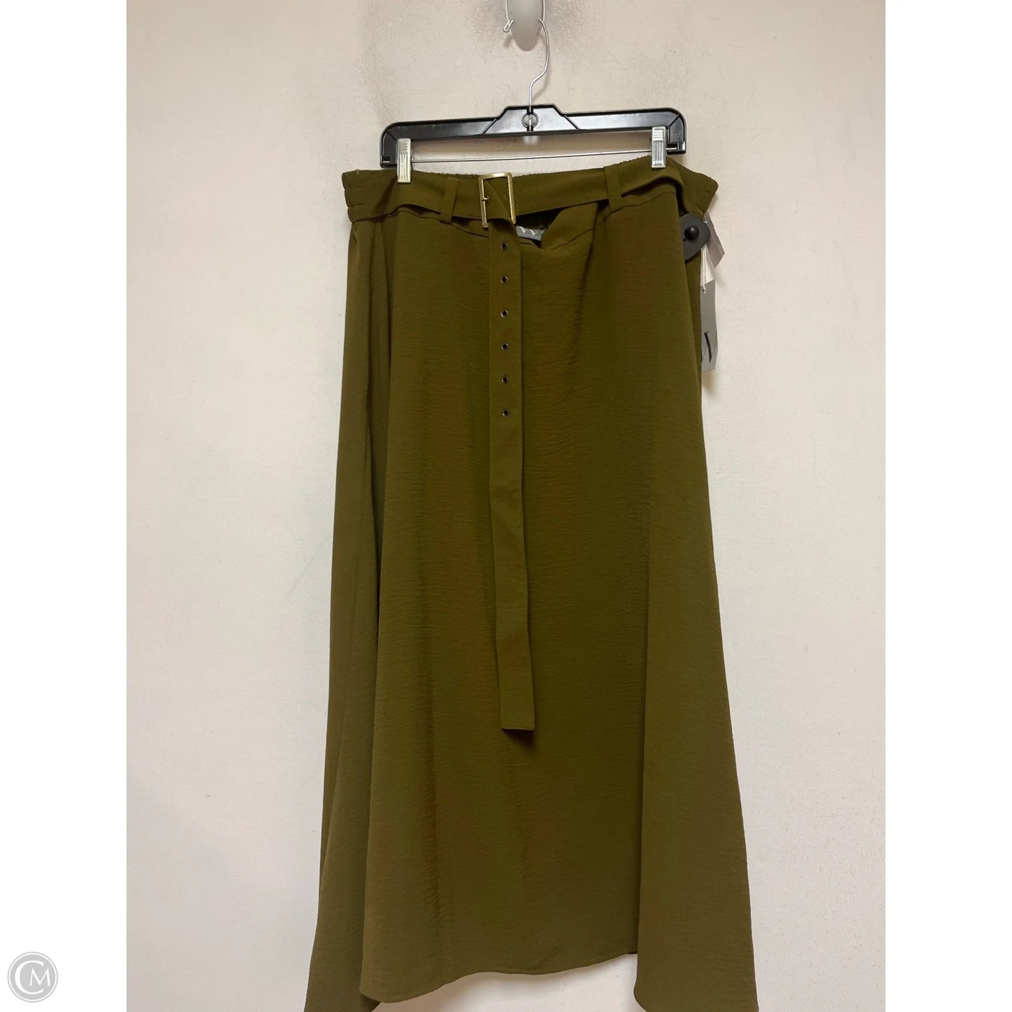Skirt Maxi By Worthington In Green, Size: 18