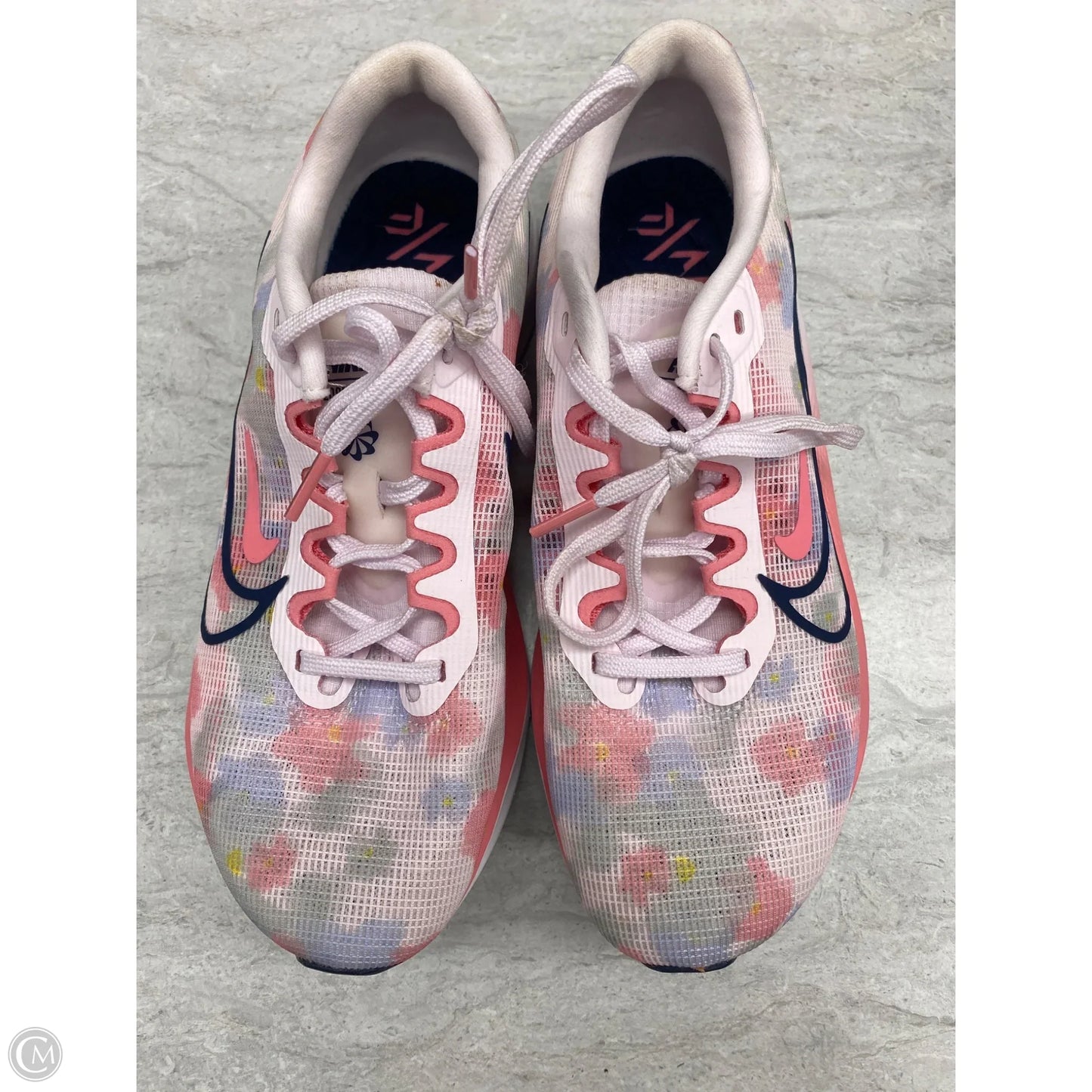 Shoes Athletic By Nike In Floral Print, Size: 8.5